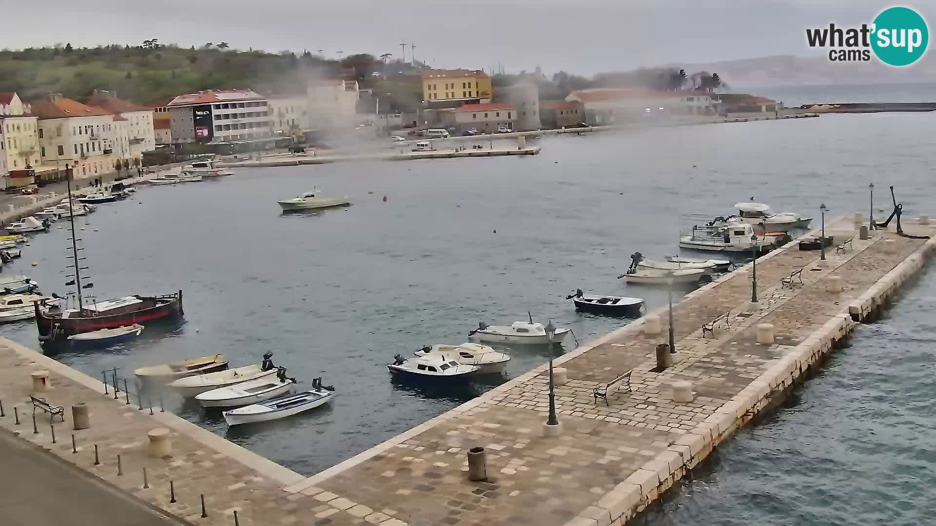 Webcam Segna – Panorama dell’lungomare di Senj