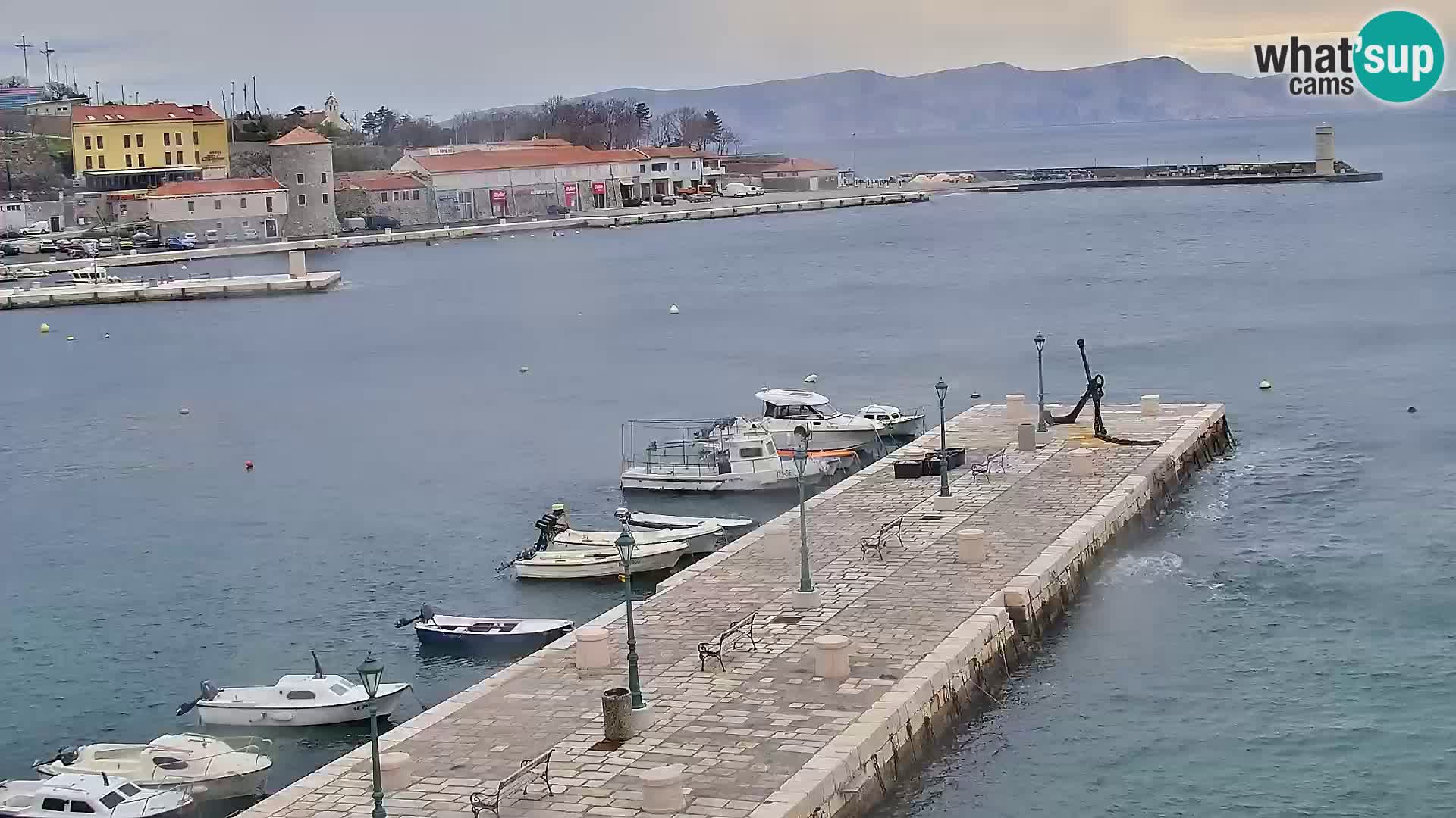 Senj Webcam – Panoramic view of Senj riva