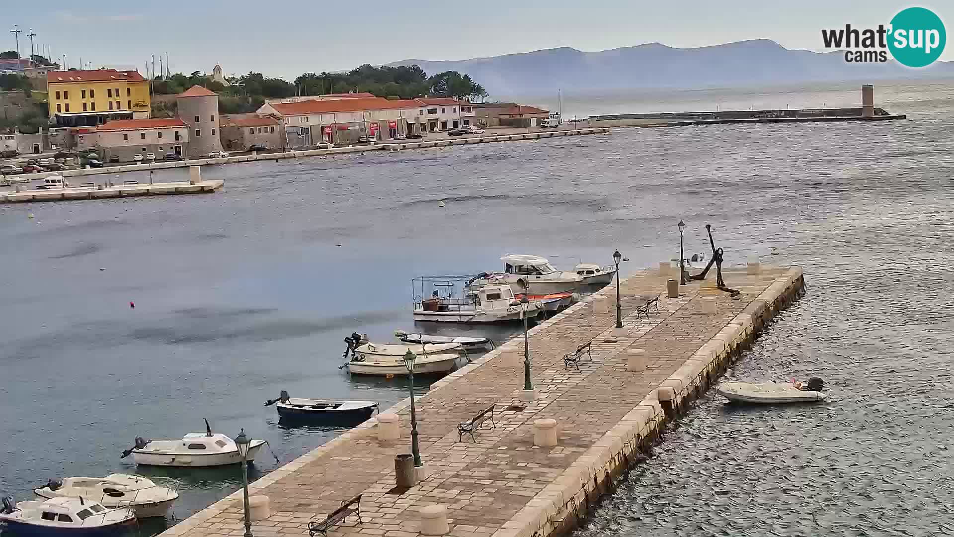 Senj Webcam – Panoramic view of Senj riva