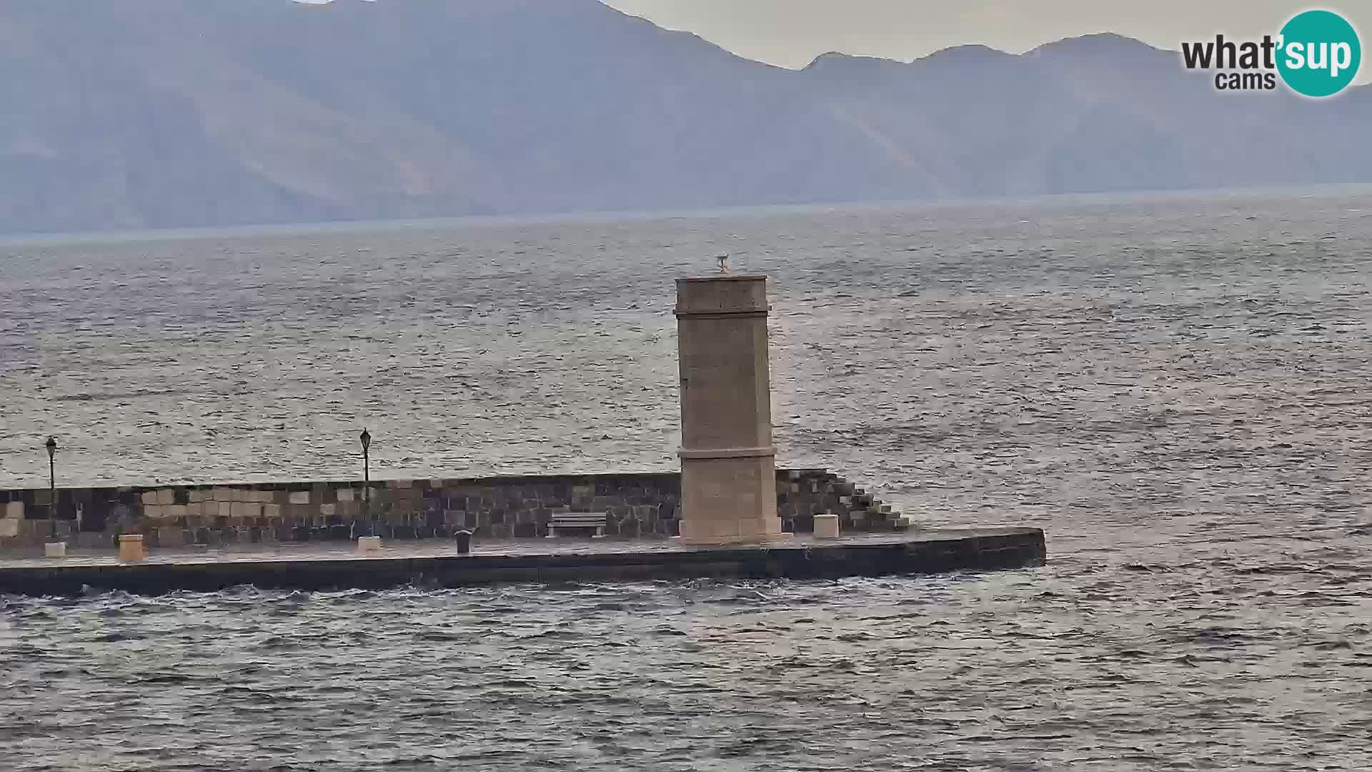 Webcam Segna – Panorama dell’lungomare di Senj