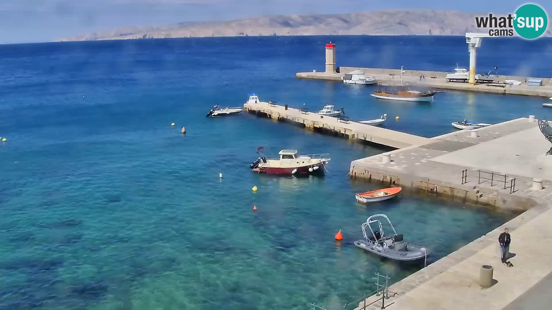 Senj Spletna kamera – pogled na obalo Senja