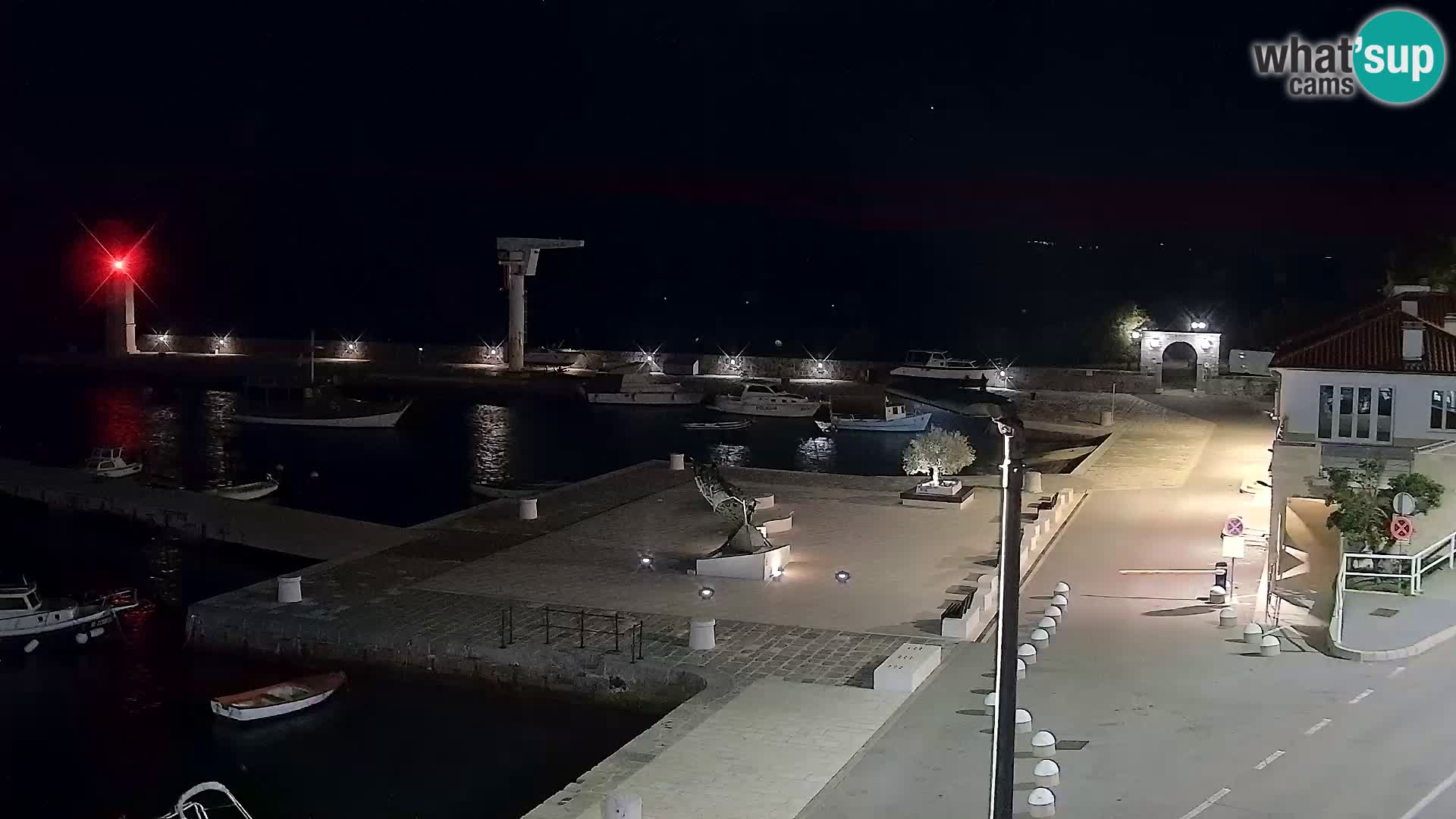 Webcam Segna – Panorama dell’lungomare di Senj