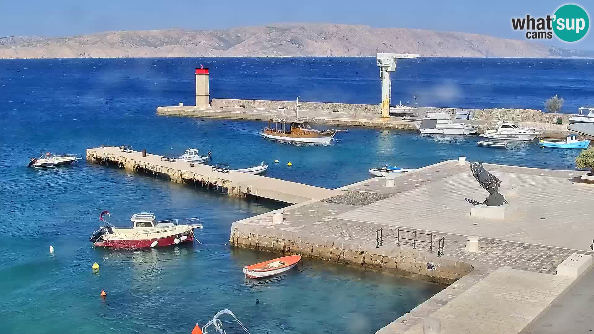 Kamera u živo Senj – Panoramski pogled na senjsku rivu