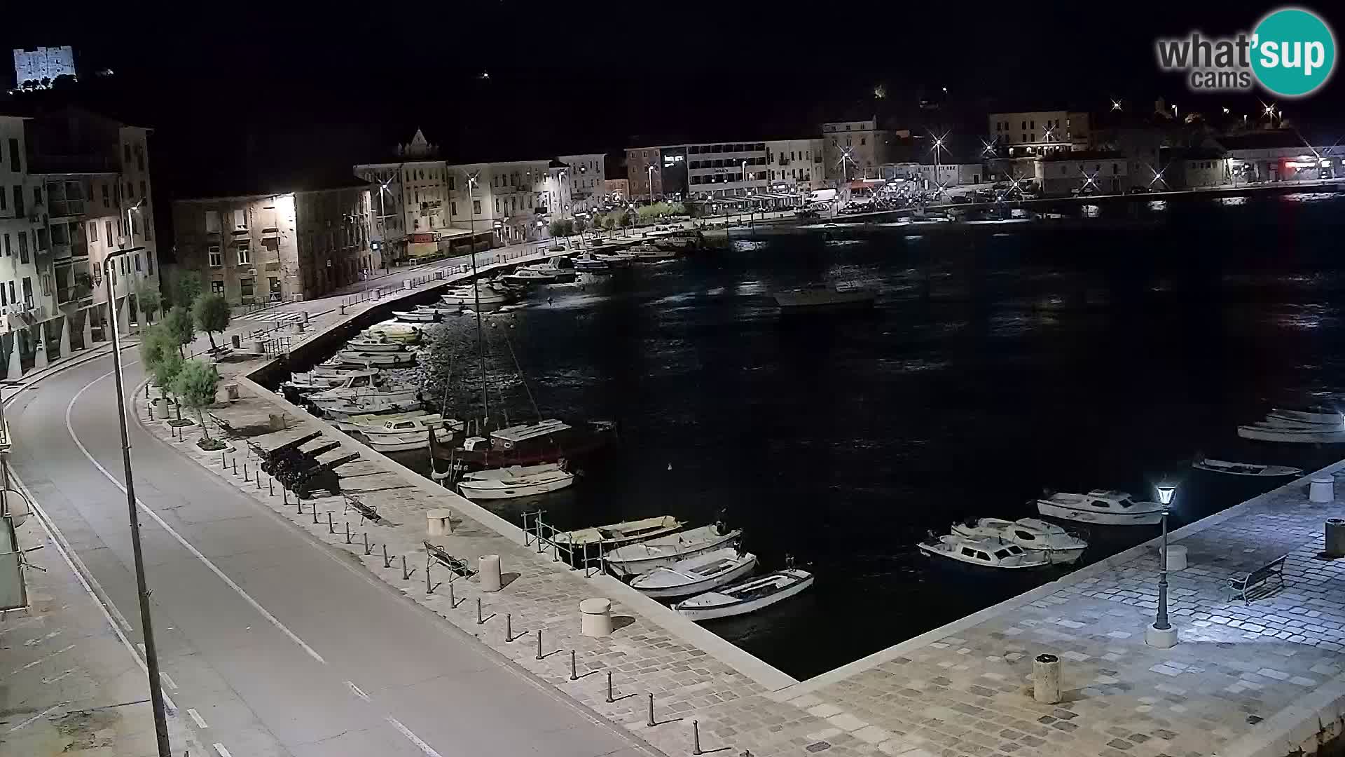 Kamera u živo Senj – Panoramski pogled na senjsku rivu
