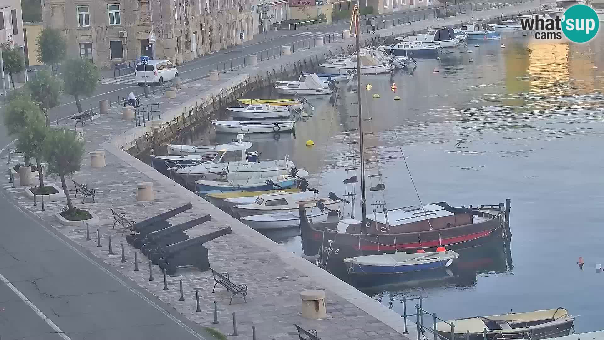 Senj camera en vivo – Vista panorámica de Senj riva