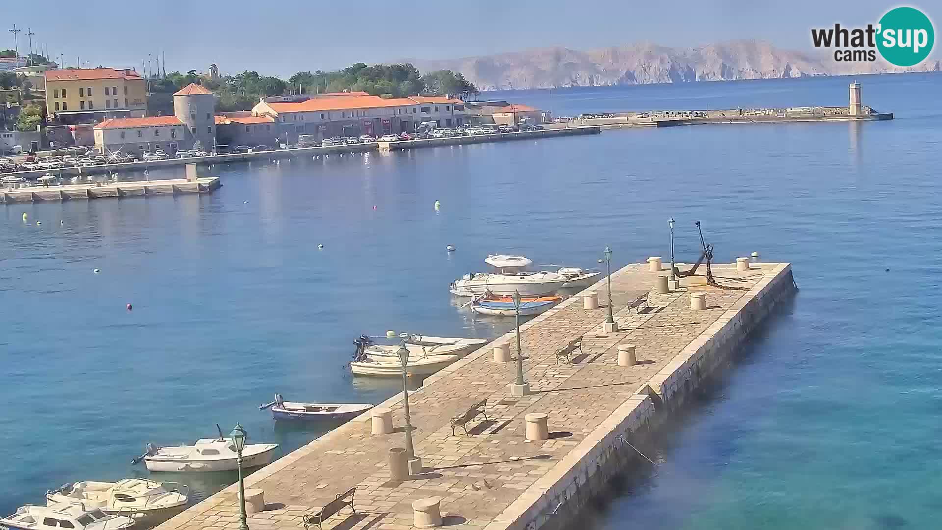 Senj Webcam – Panoramic view of Senj riva