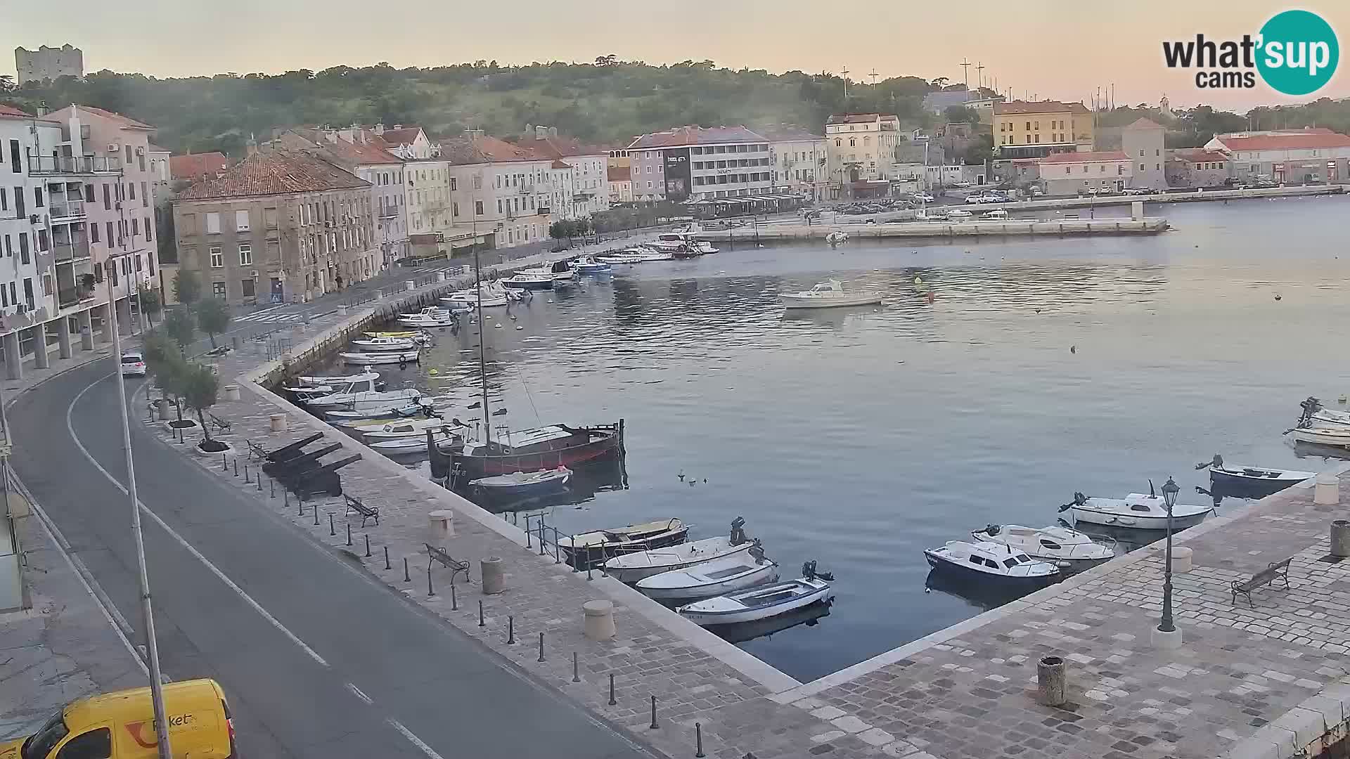 Kamera u živo Senj – Panoramski pogled na senjsku rivu