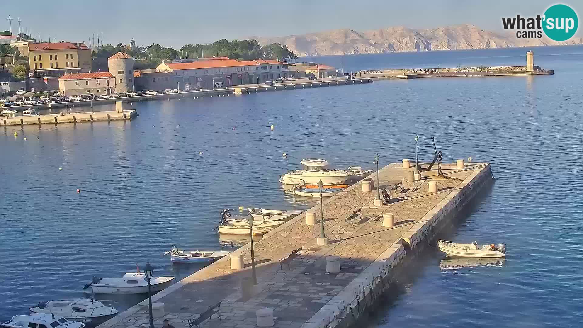 Senj Webcam – Panoramic view of Senj riva