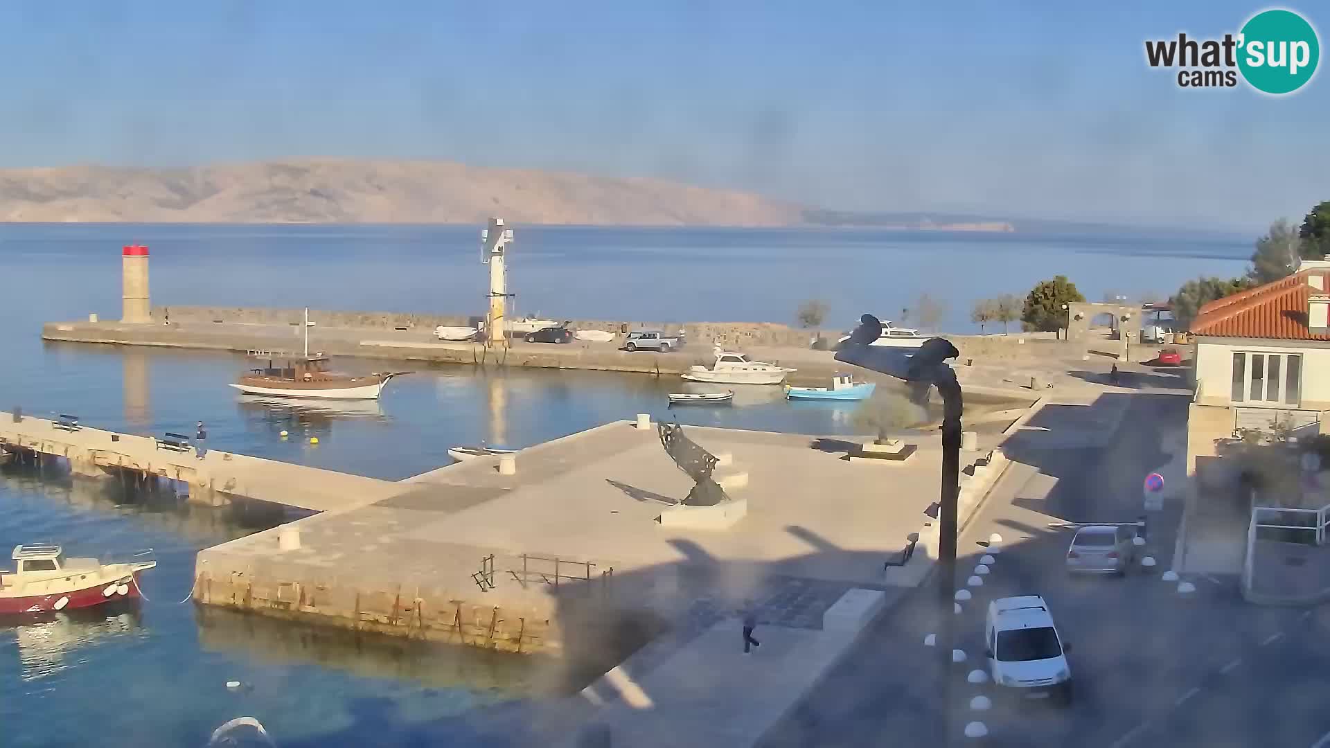 Kamera u živo Senj – Panoramski pogled na senjsku rivu