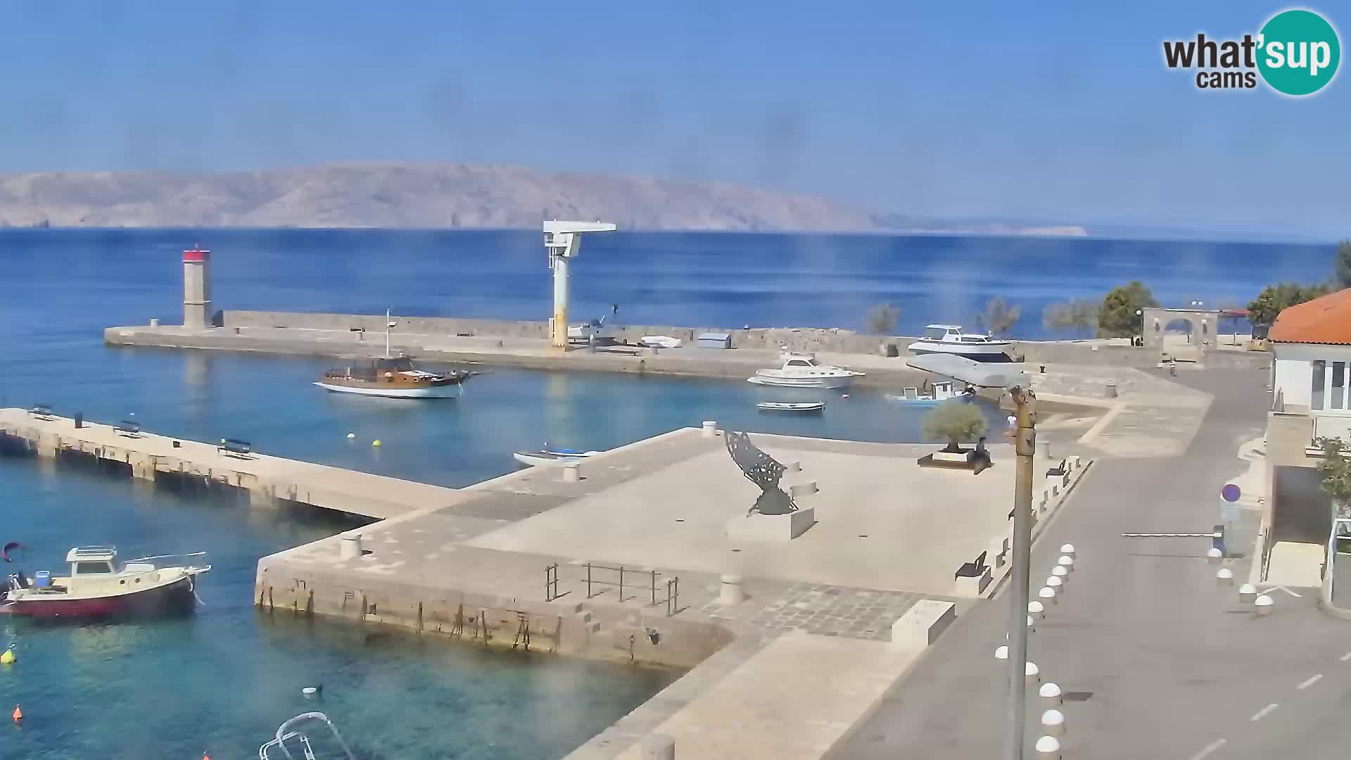 Senj Webcam – Panoramic view of Senj riva