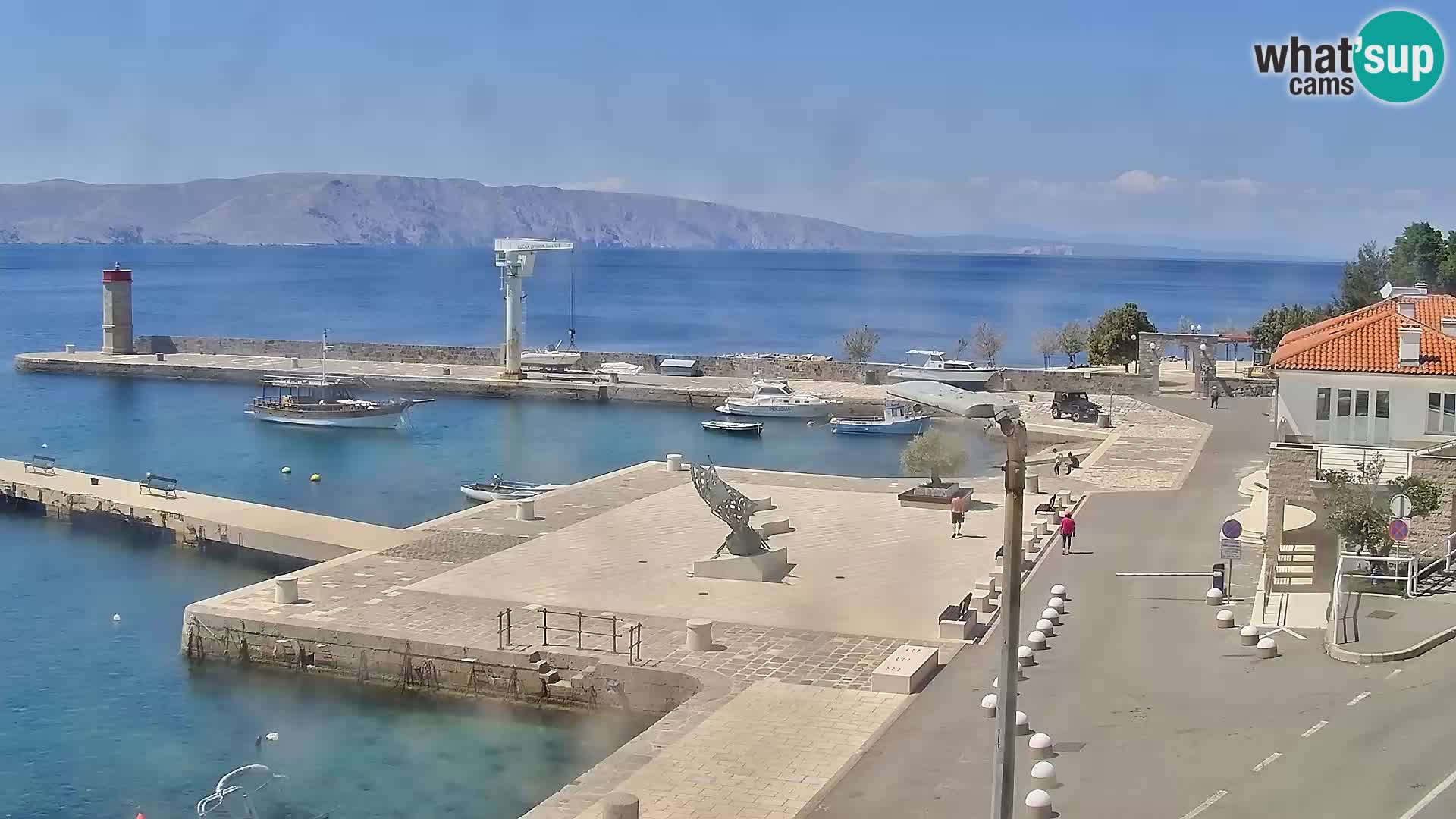 Senj Spletna kamera – pogled na obalo Senja