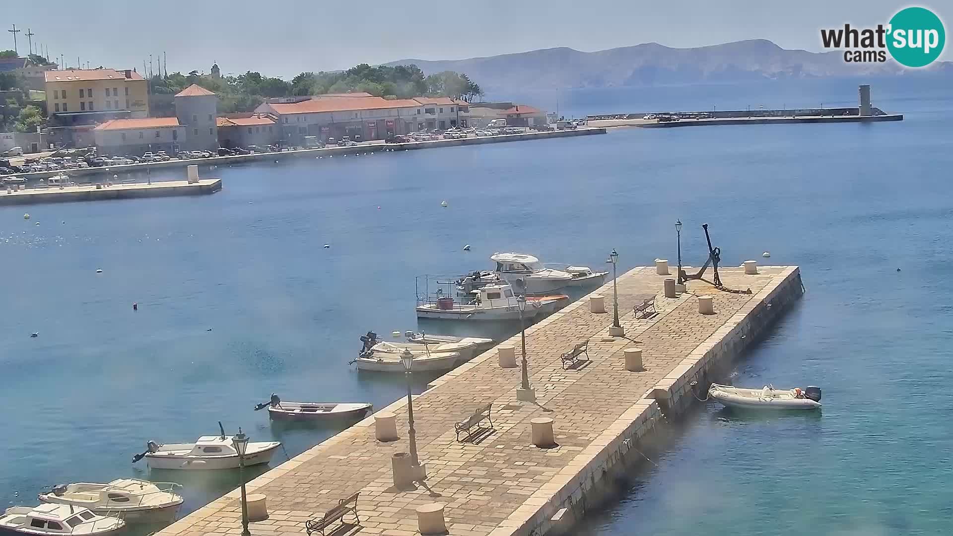 Senj camera en vivo – Vista panorámica de Senj riva
