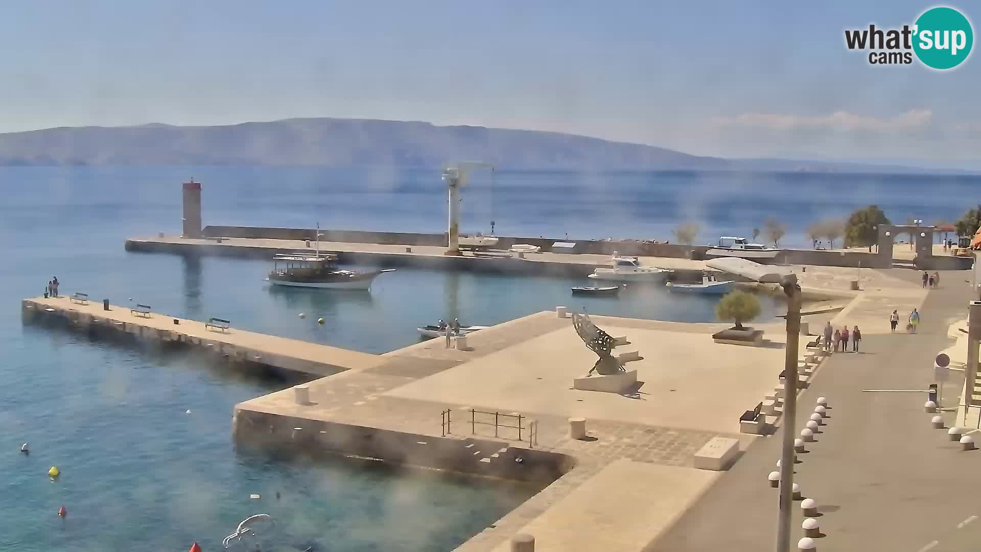 Senj Webcam – Panoramic view of Senj riva