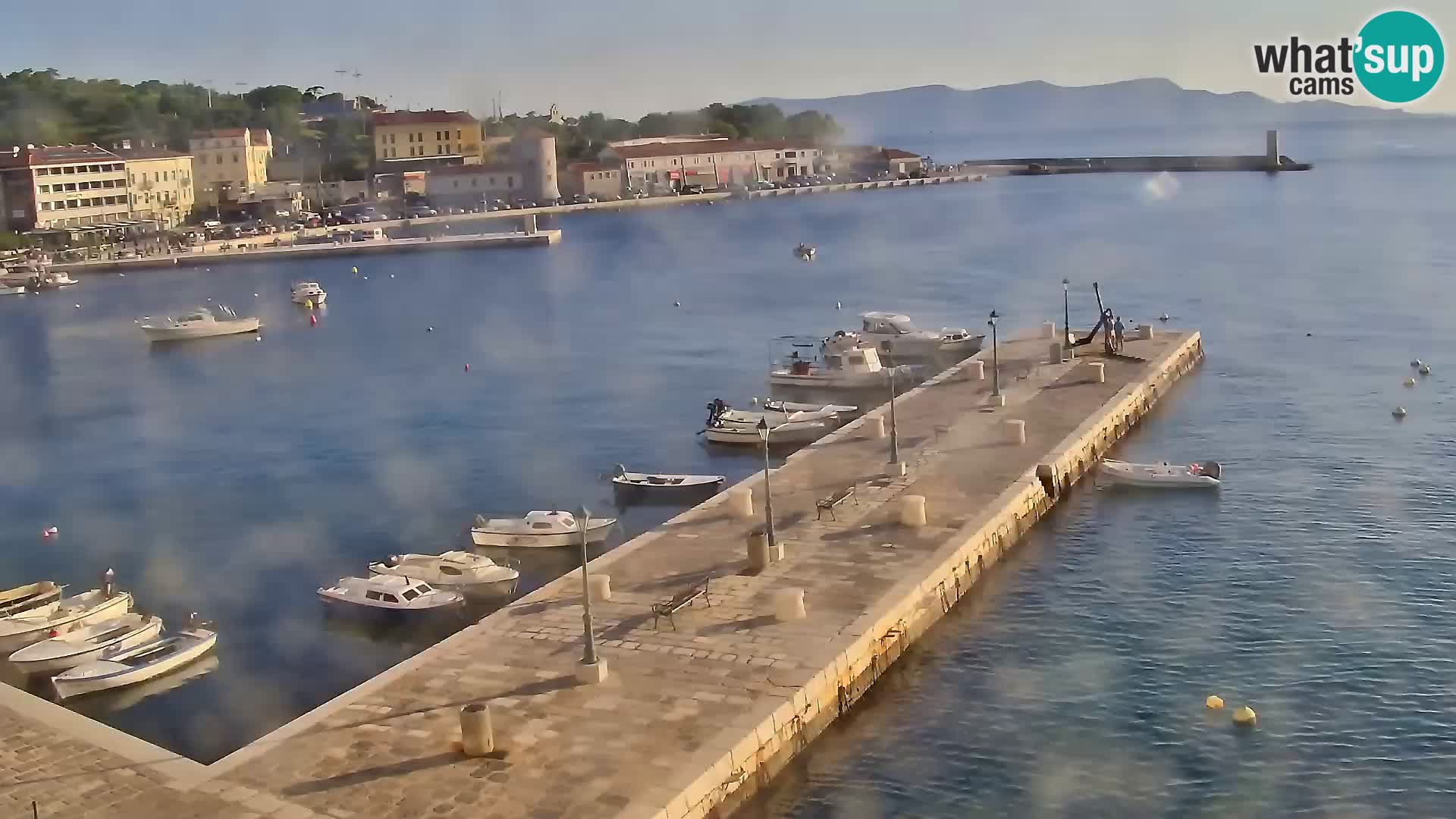 Senj Spletna kamera – pogled na obalo Senja