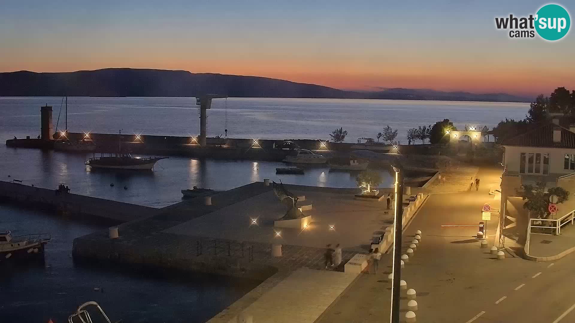 Senj Spletna kamera – pogled na obalo Senja