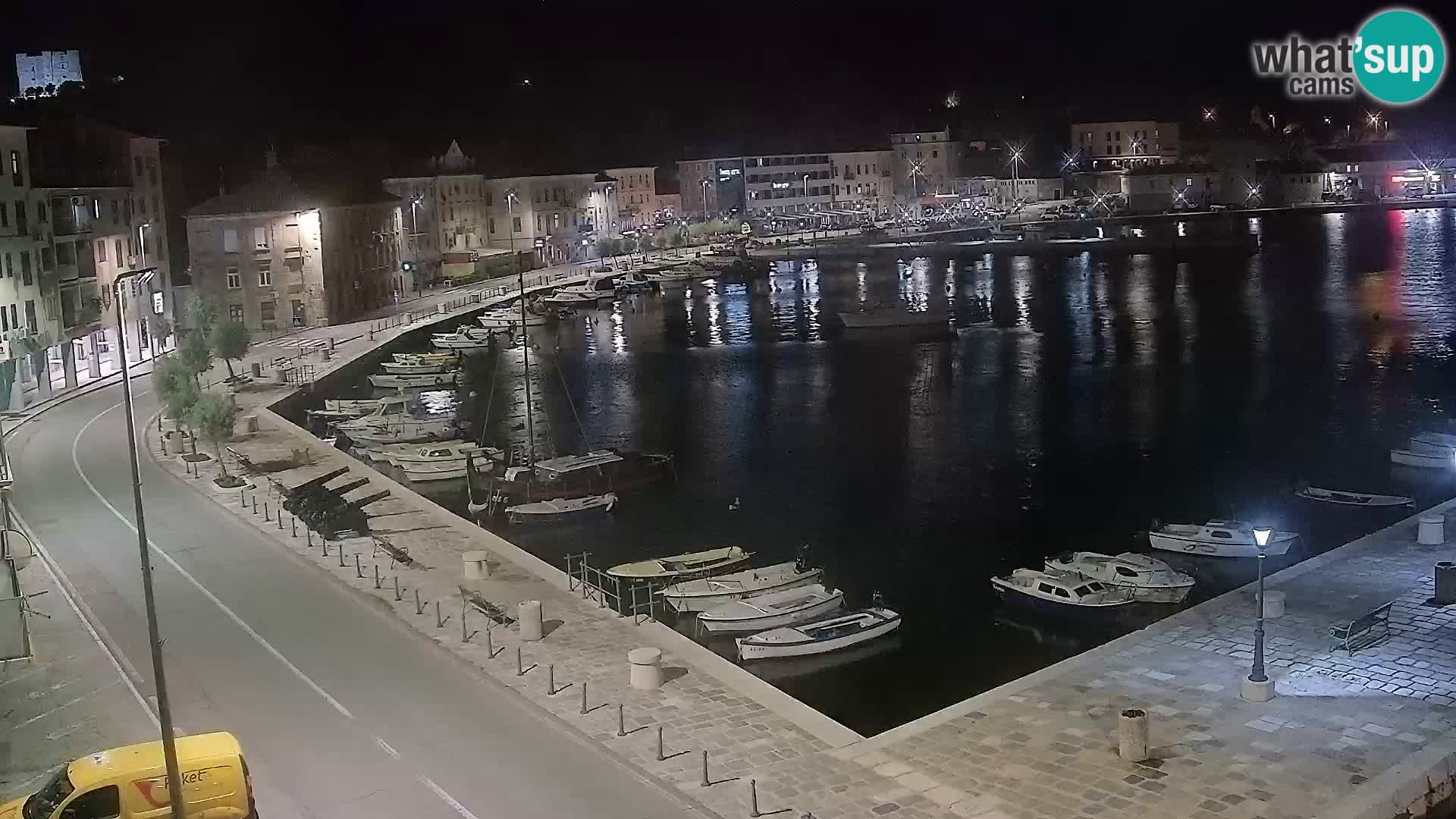 Kamera u živo Senj – Panoramski pogled na senjsku rivu