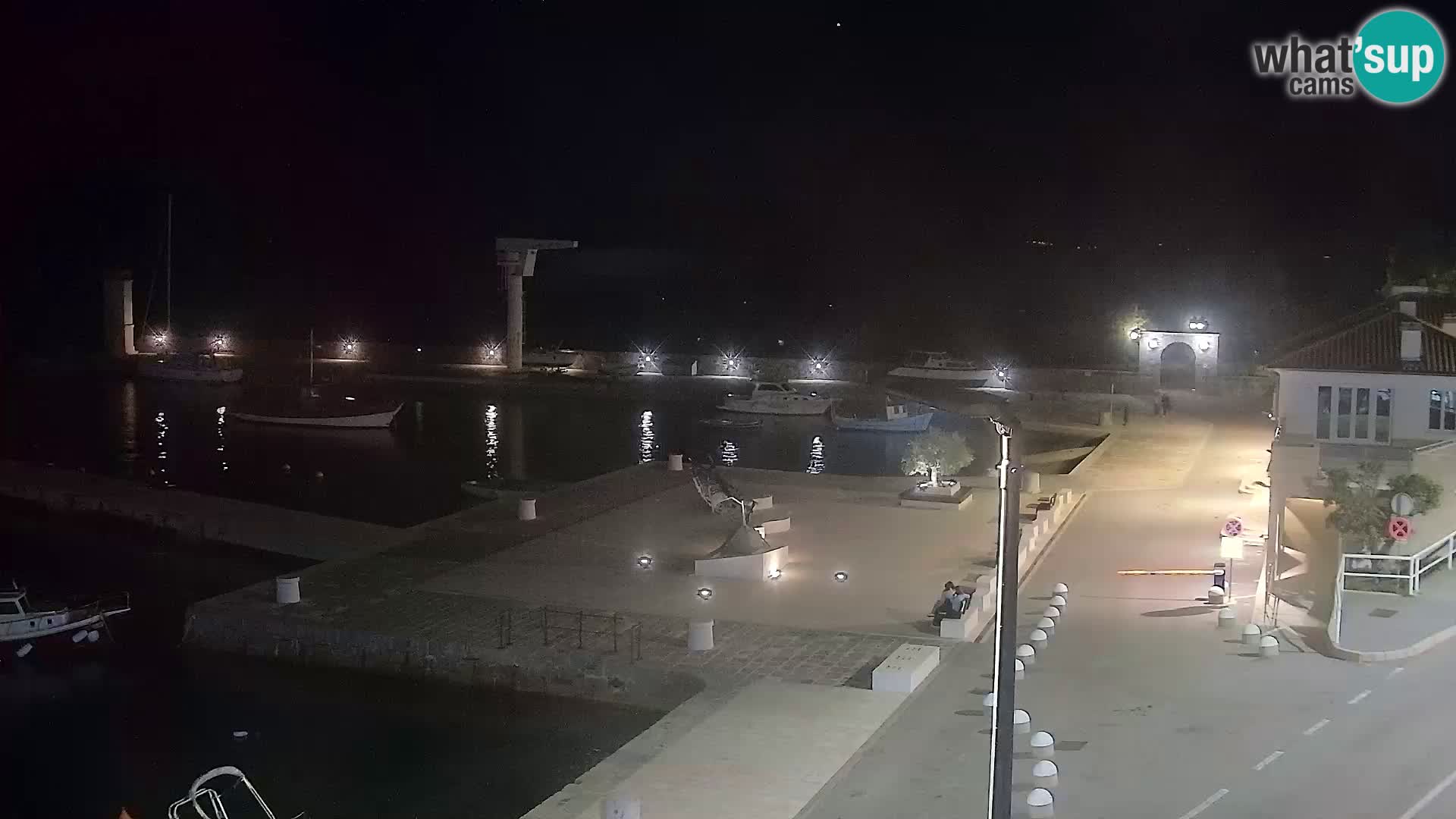 Senj camera en vivo – Vista panorámica de Senj riva