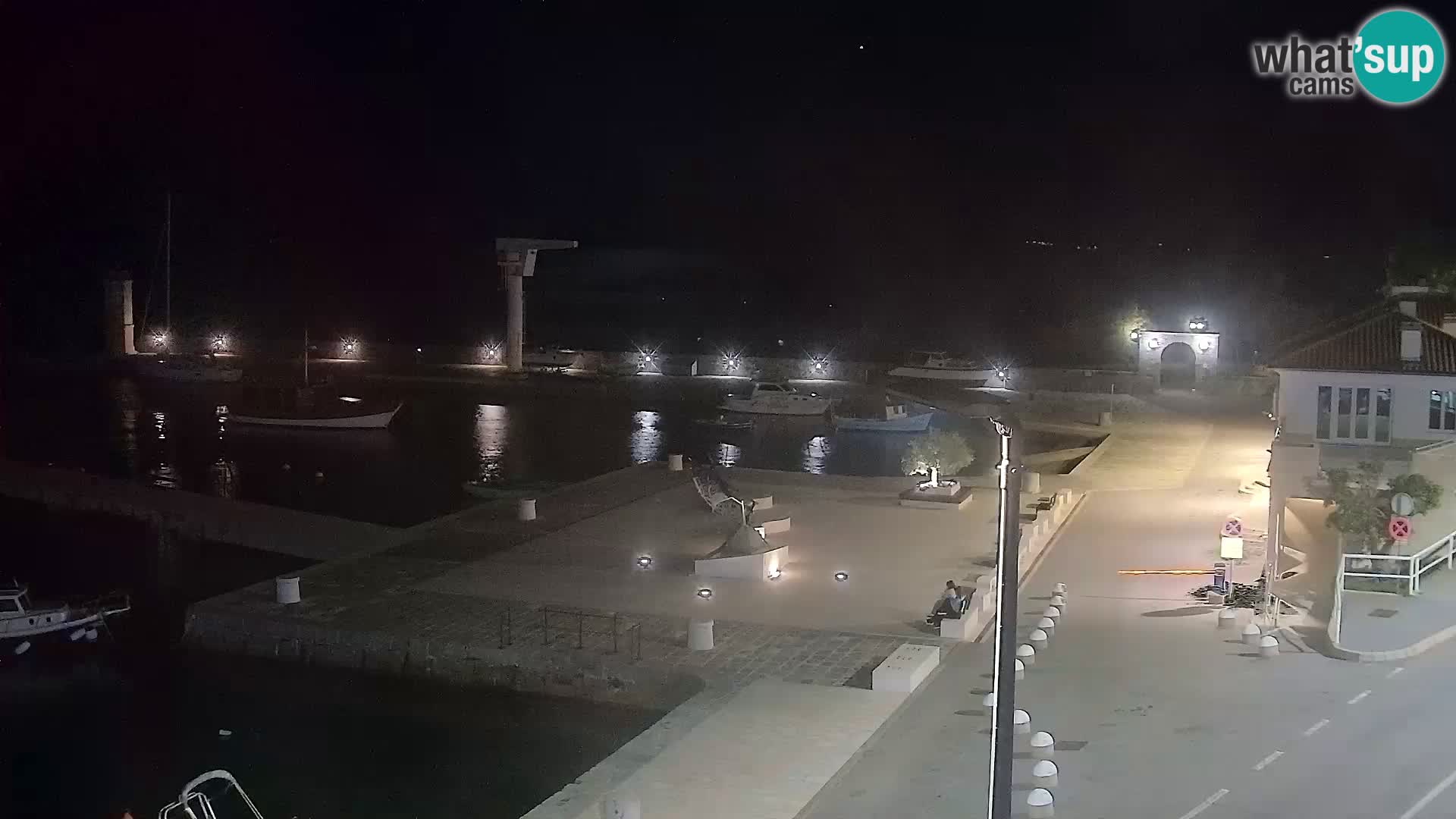 Senj camera en vivo – Vista panorámica de Senj riva