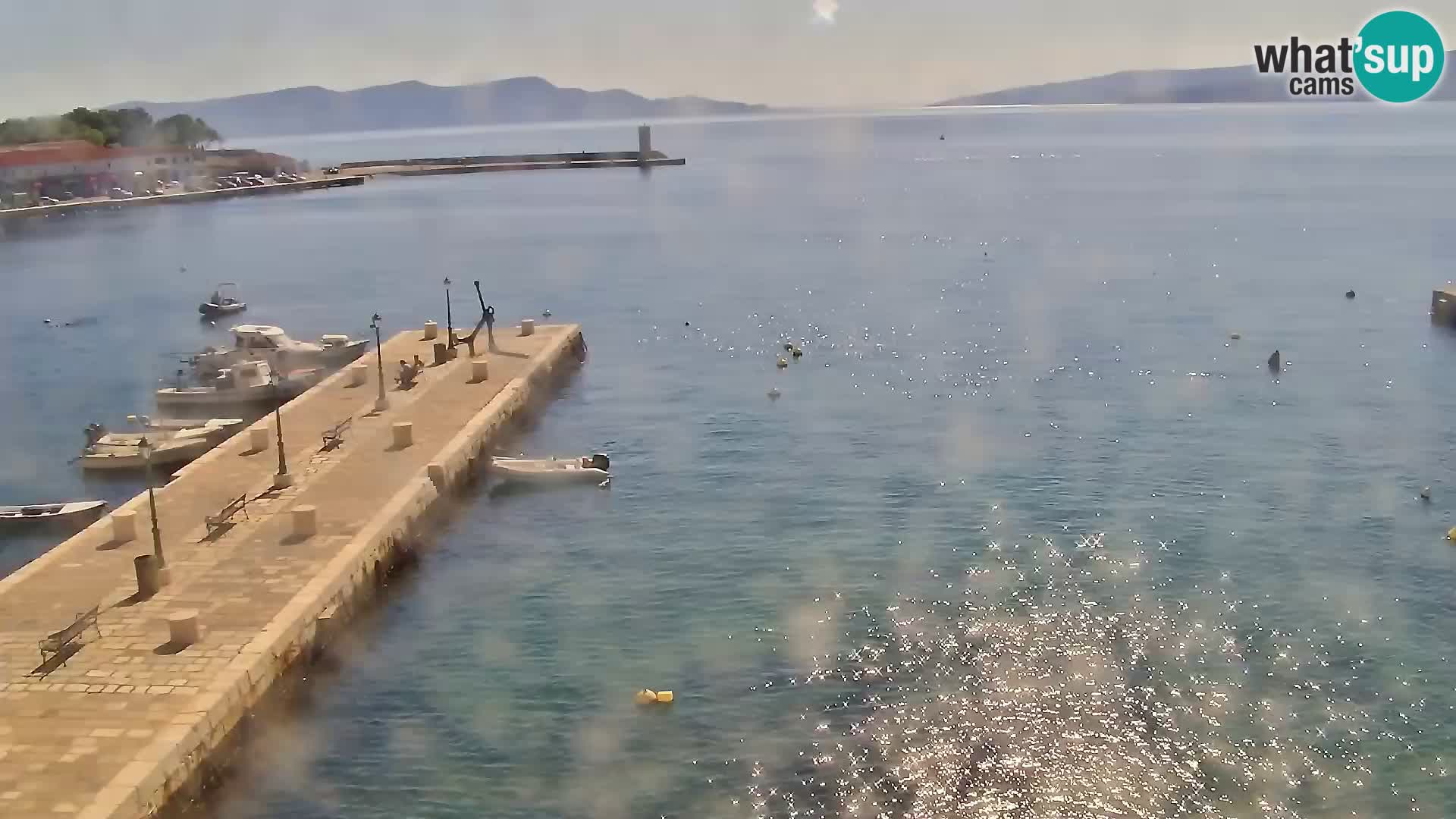 Senj Spletna kamera – pogled na obalo Senja
