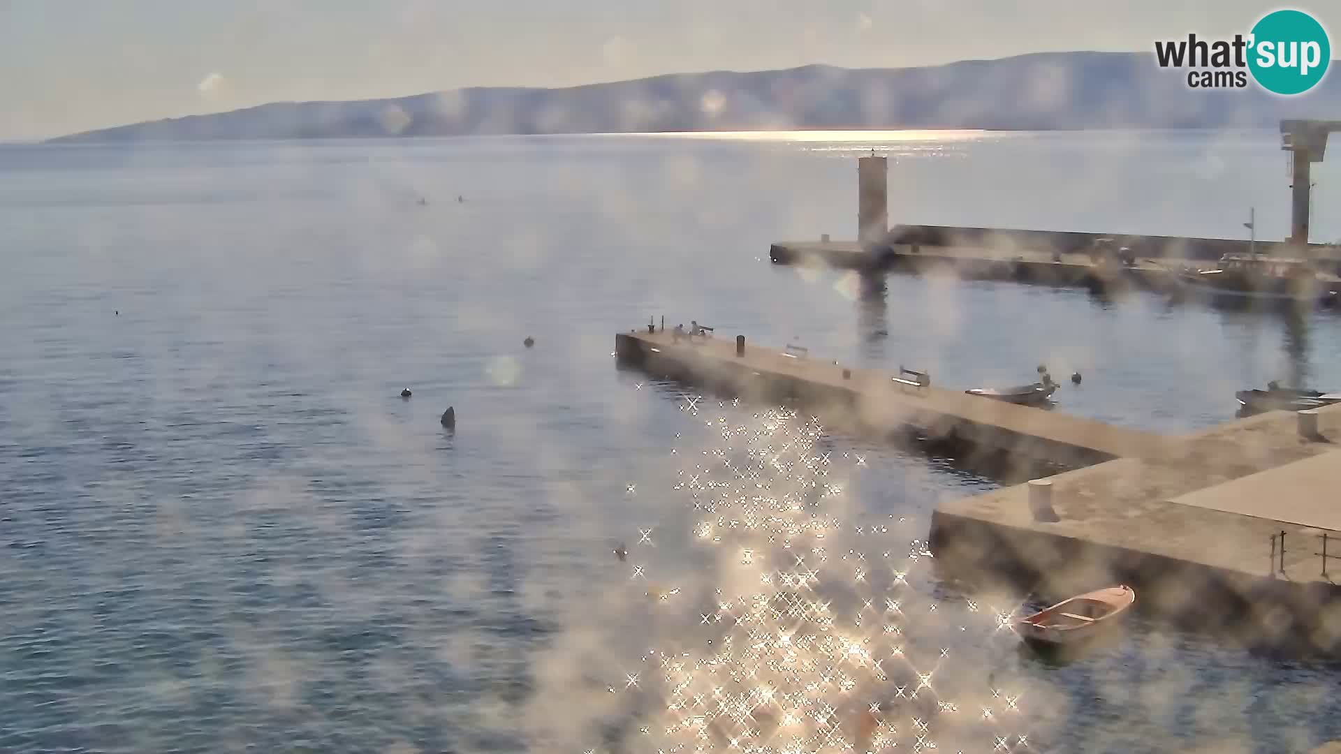 Kamera u živo Senj – Panoramski pogled na senjsku rivu