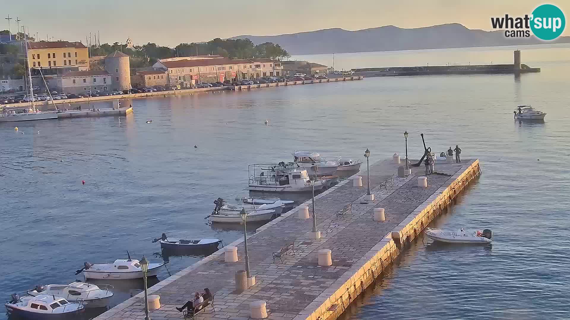 Senj Webcam – Panoramic view of Senj riva