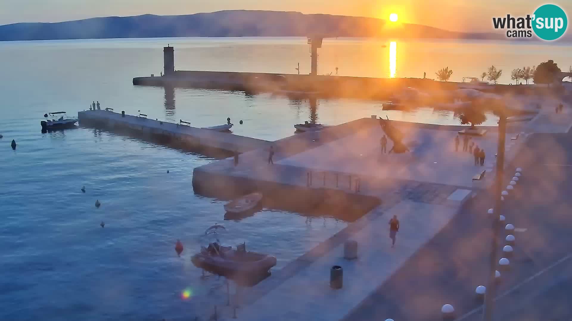 Senj camera en vivo – Vista panorámica de Senj riva