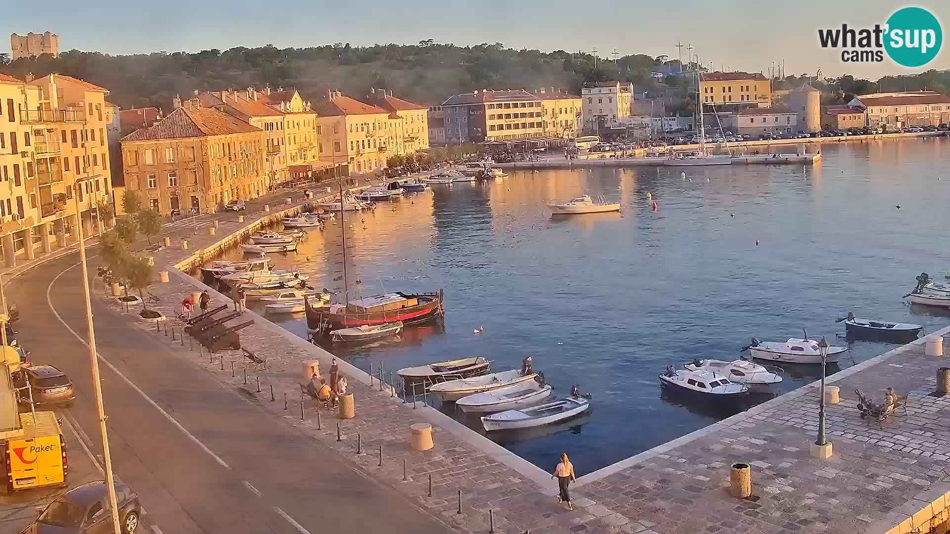 Senj Webcam – Panoramic view of Senj riva
