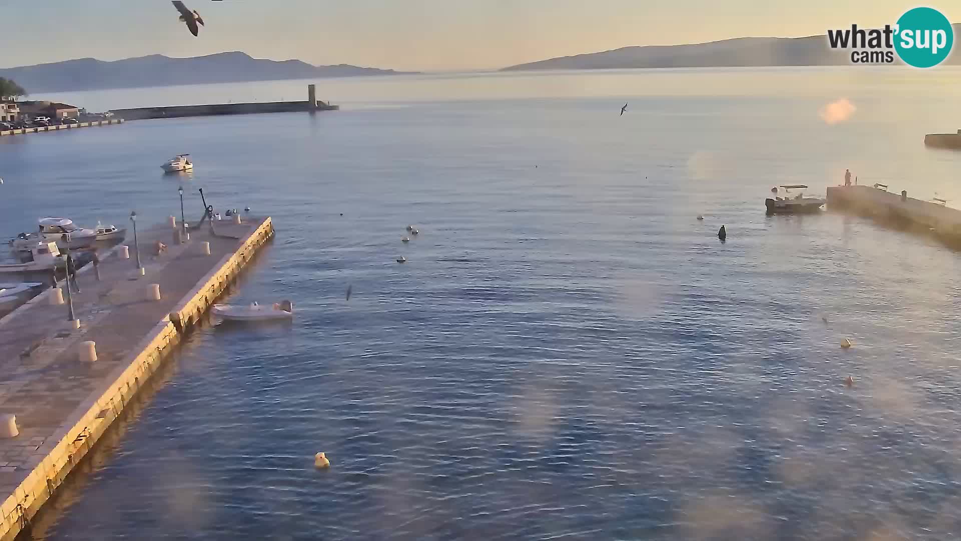 Senj Webcam – Panoramic view of Senj riva
