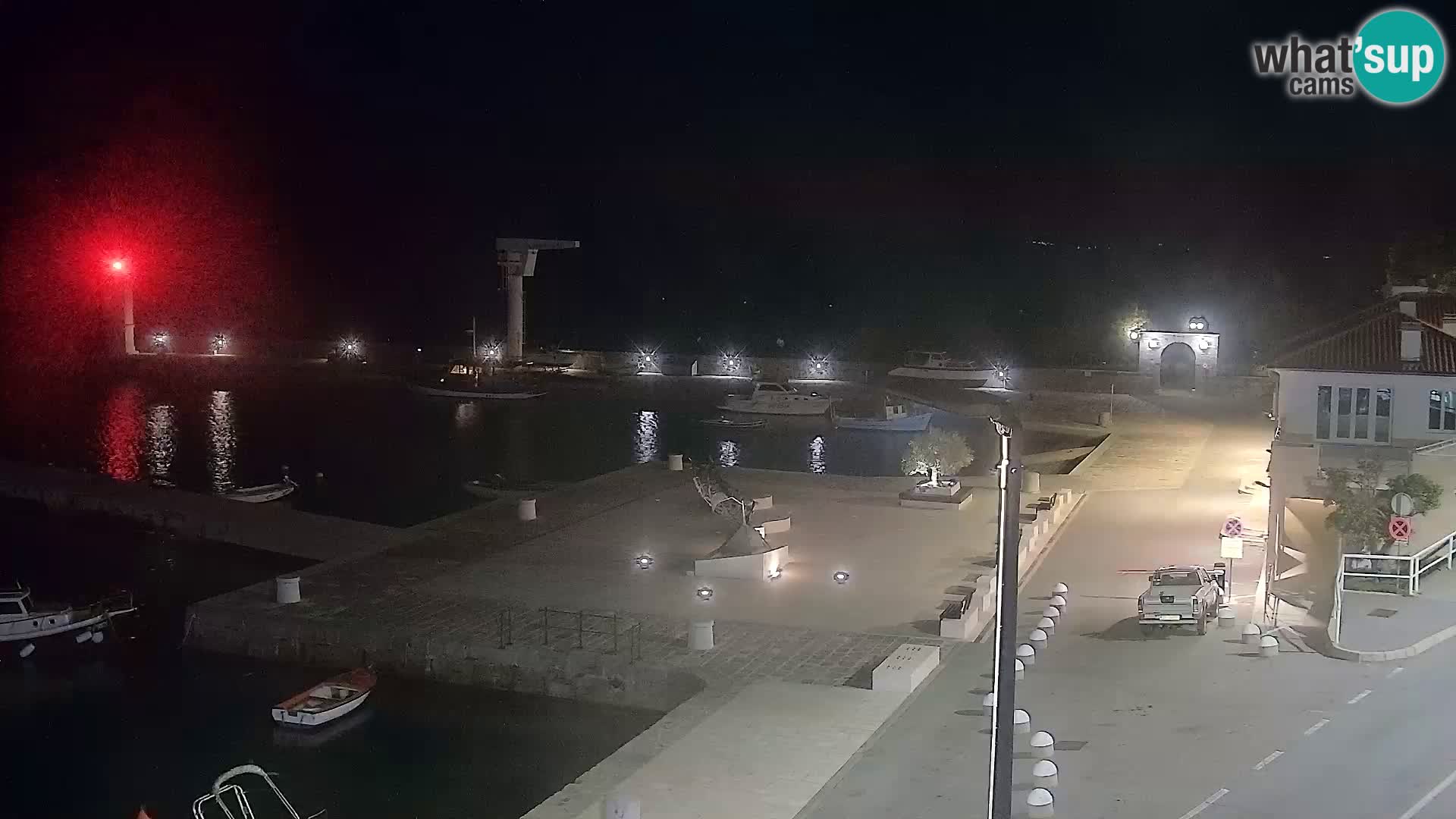 Kamera u živo Senj – Panoramski pogled na senjsku rivu