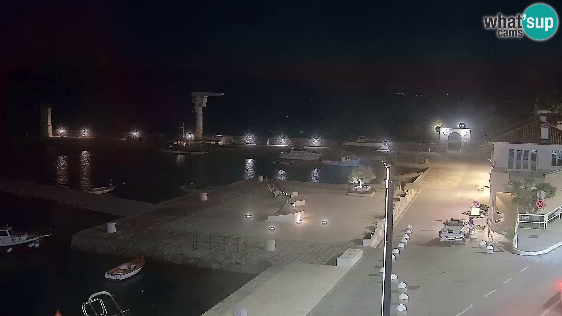 Senj camera en vivo – Vista panorámica de Senj riva