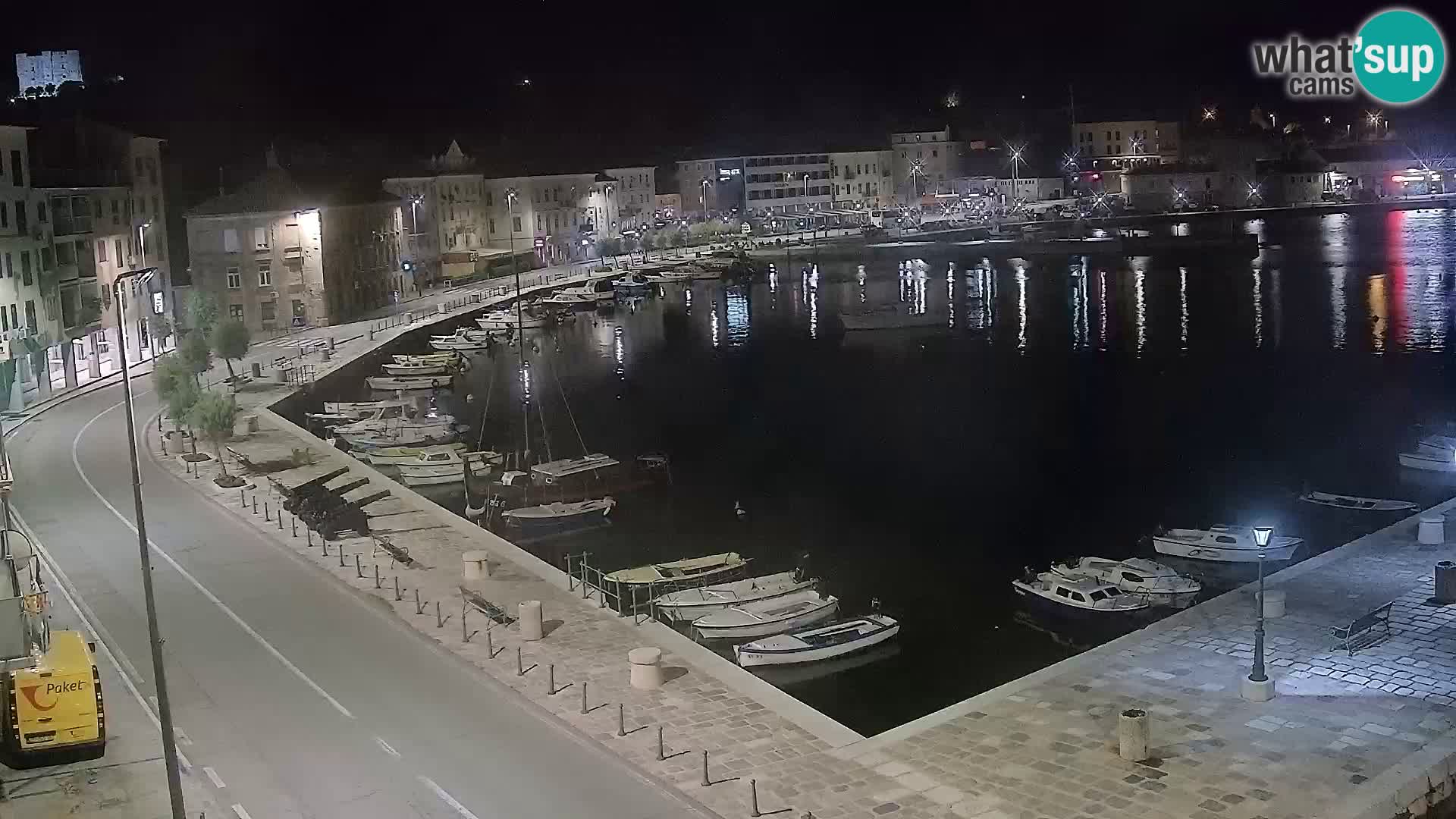 Senj camera en vivo – Vista panorámica de Senj riva