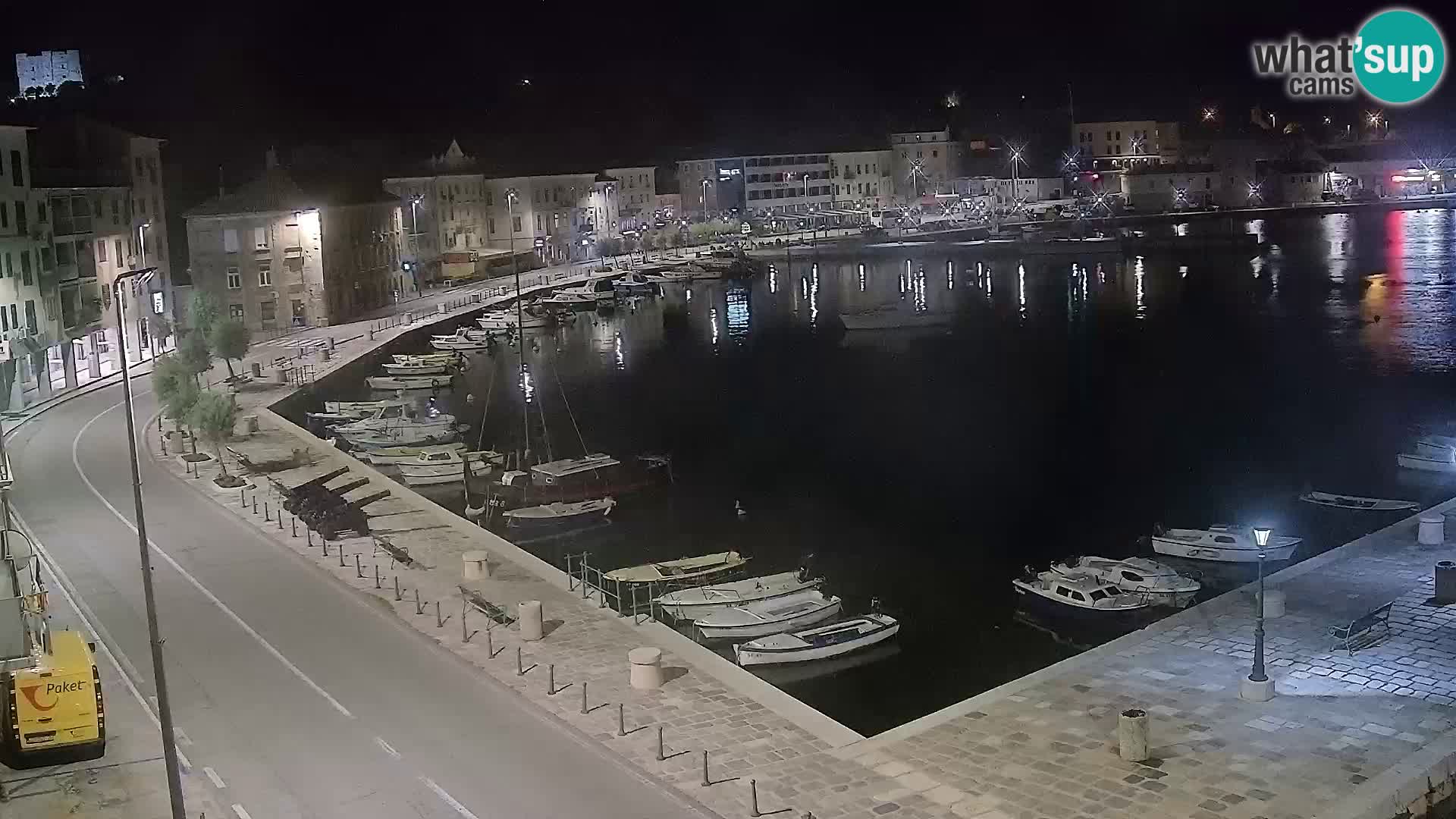 Senj camera en vivo – Vista panorámica de Senj riva