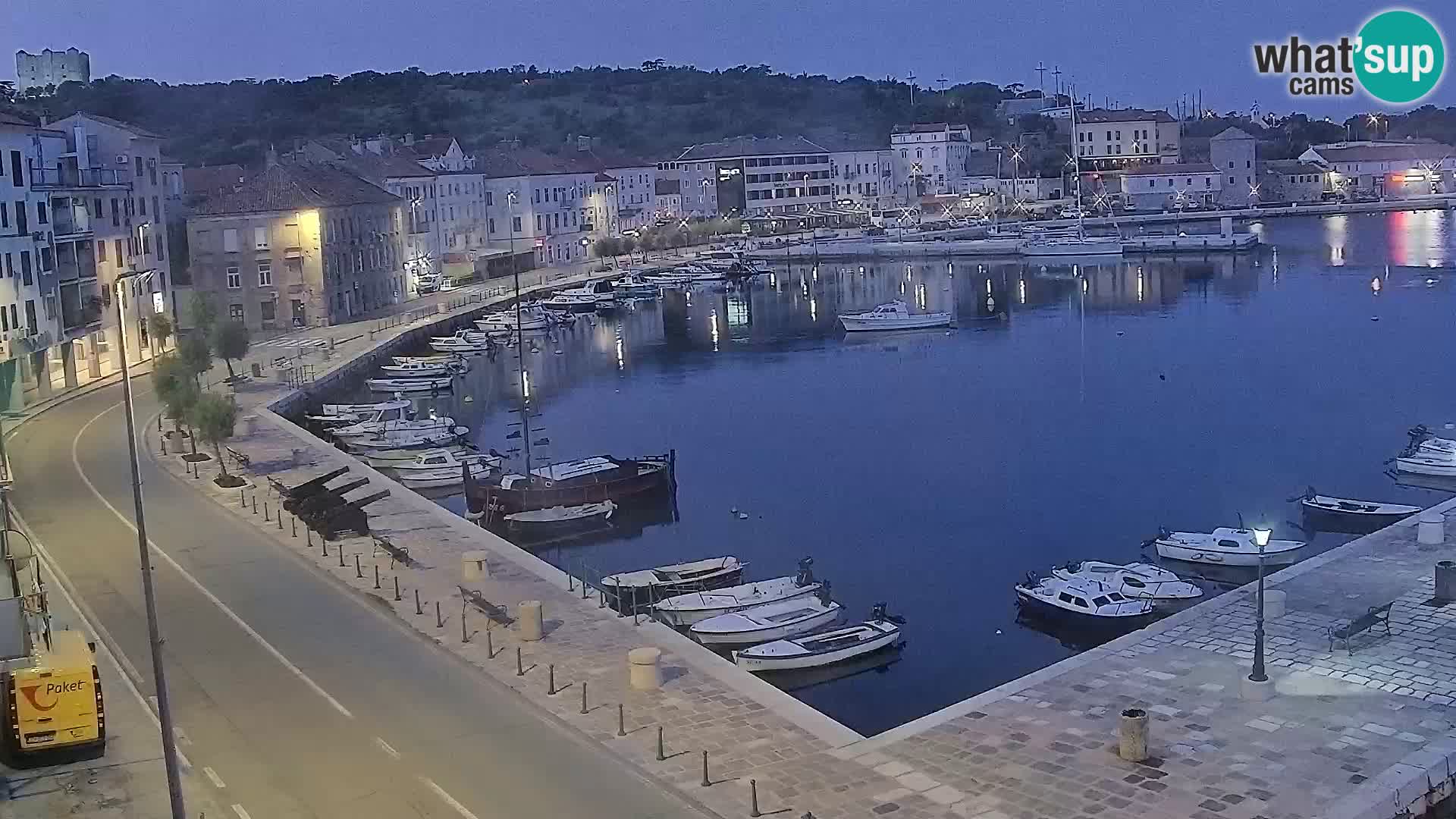 Senj Webcam – Panoramic view of Senj riva