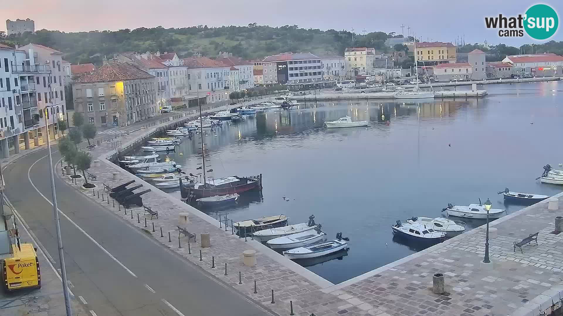 Senj camera en vivo – Vista panorámica de Senj riva