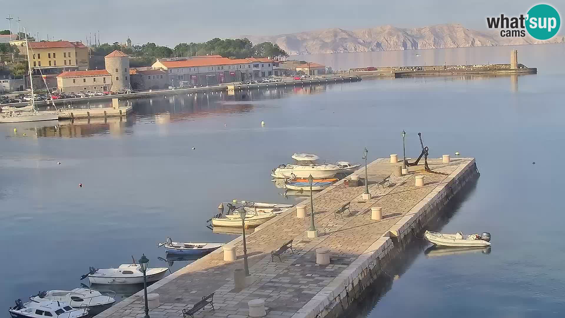 Senj Webcam – Panoramic view of Senj riva