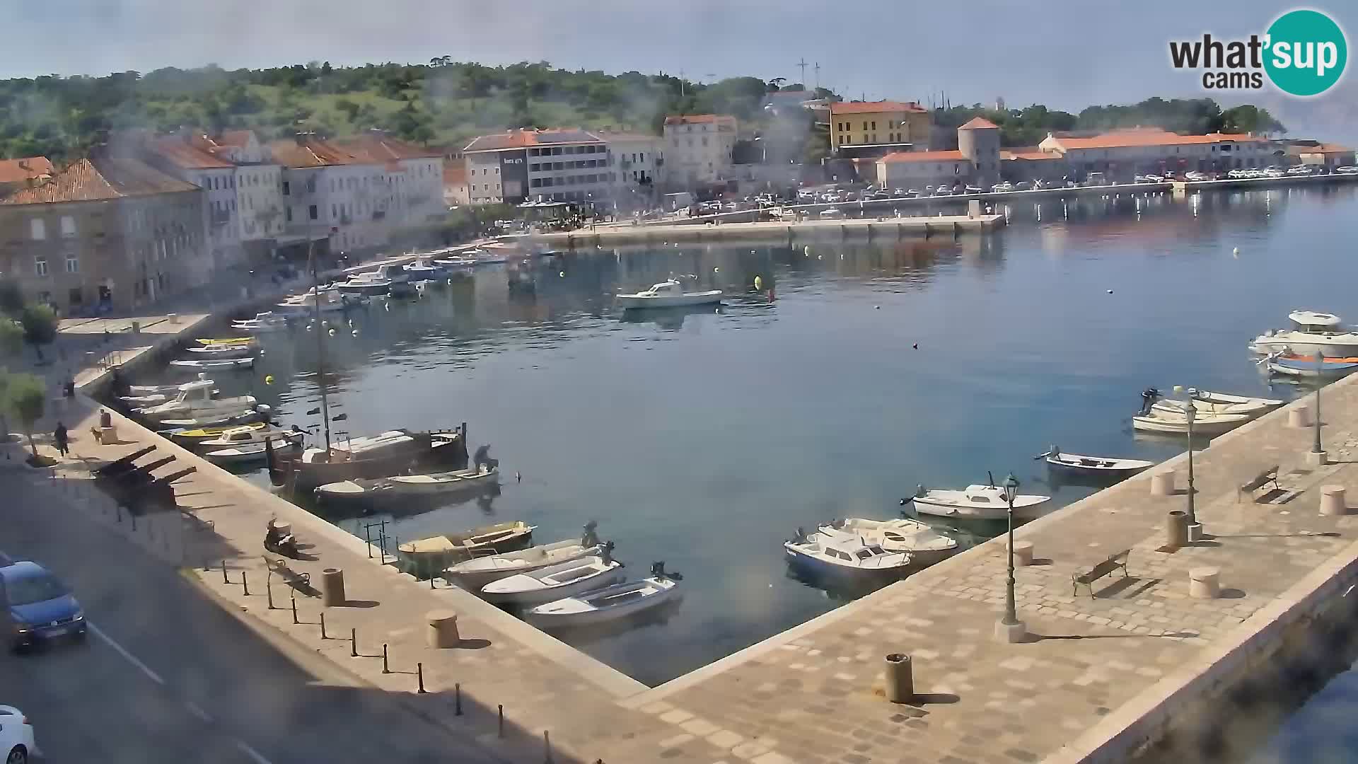 Senj camera en vivo – Vista panorámica de Senj riva