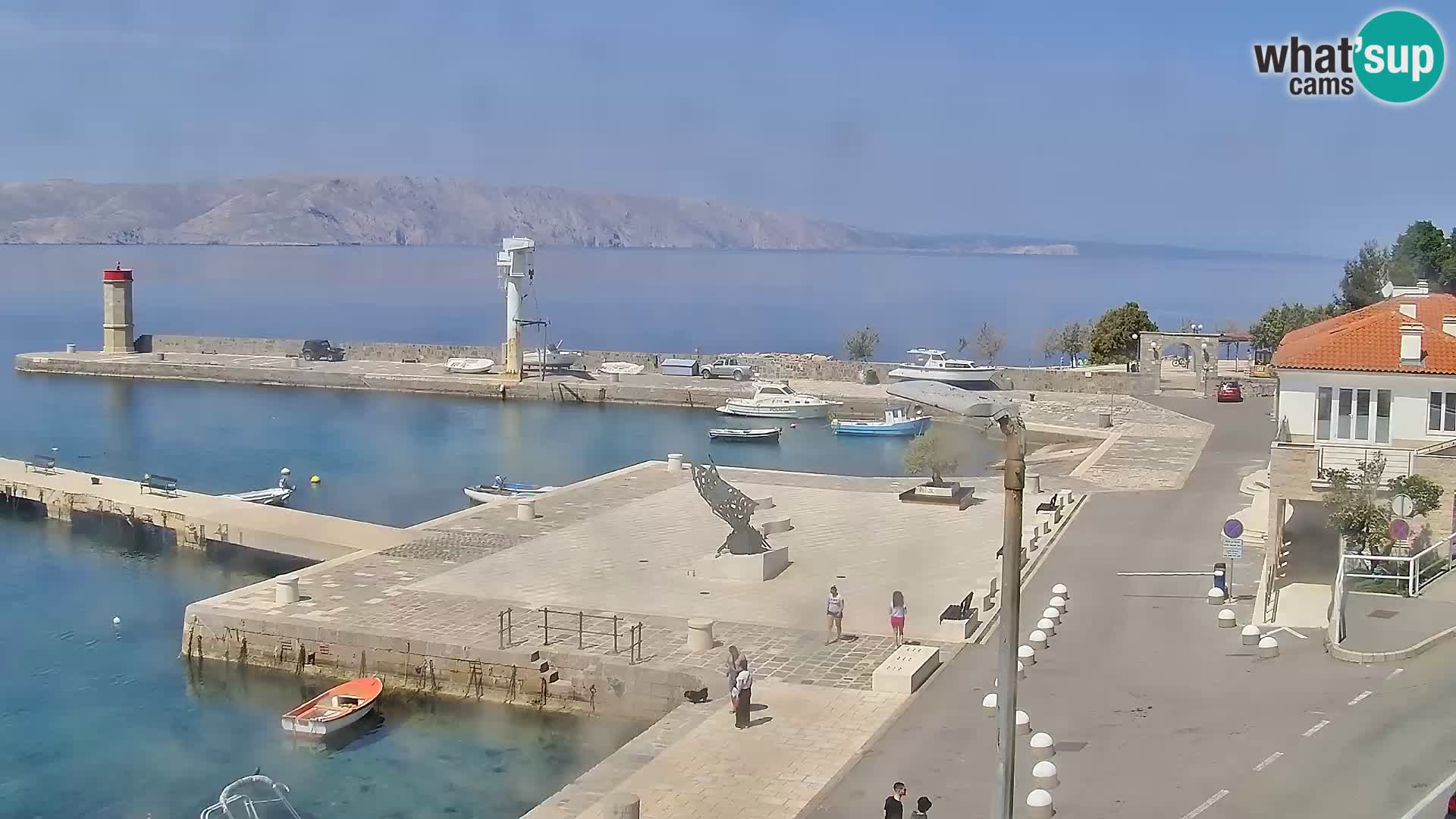 Senj Spletna kamera – pogled na obalo Senja