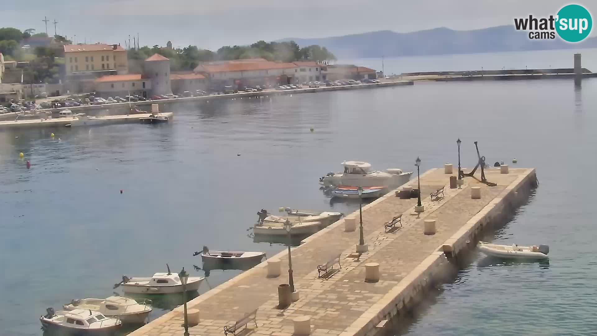 Senj camera en vivo – Vista panorámica de Senj riva