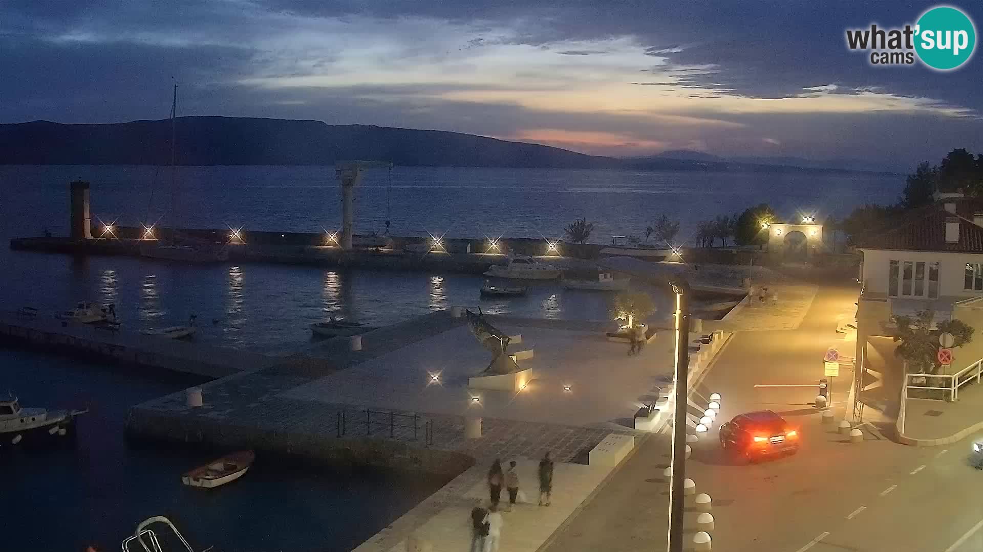 Webcam Segna – Panorama dell’lungomare di Senj