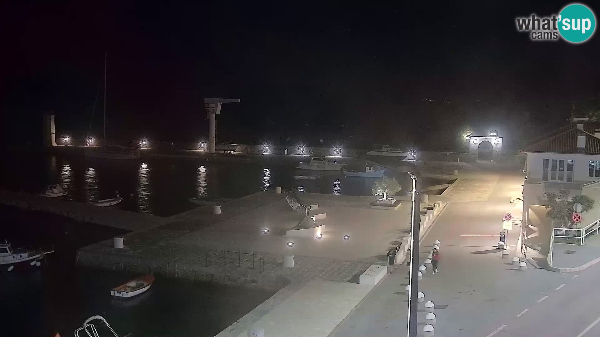 Kamera u živo Senj – Panoramski pogled na senjsku rivu