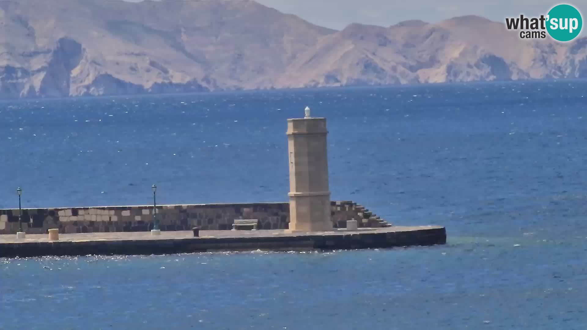 Kamera u živo Senj – Panoramski pogled na senjsku rivu