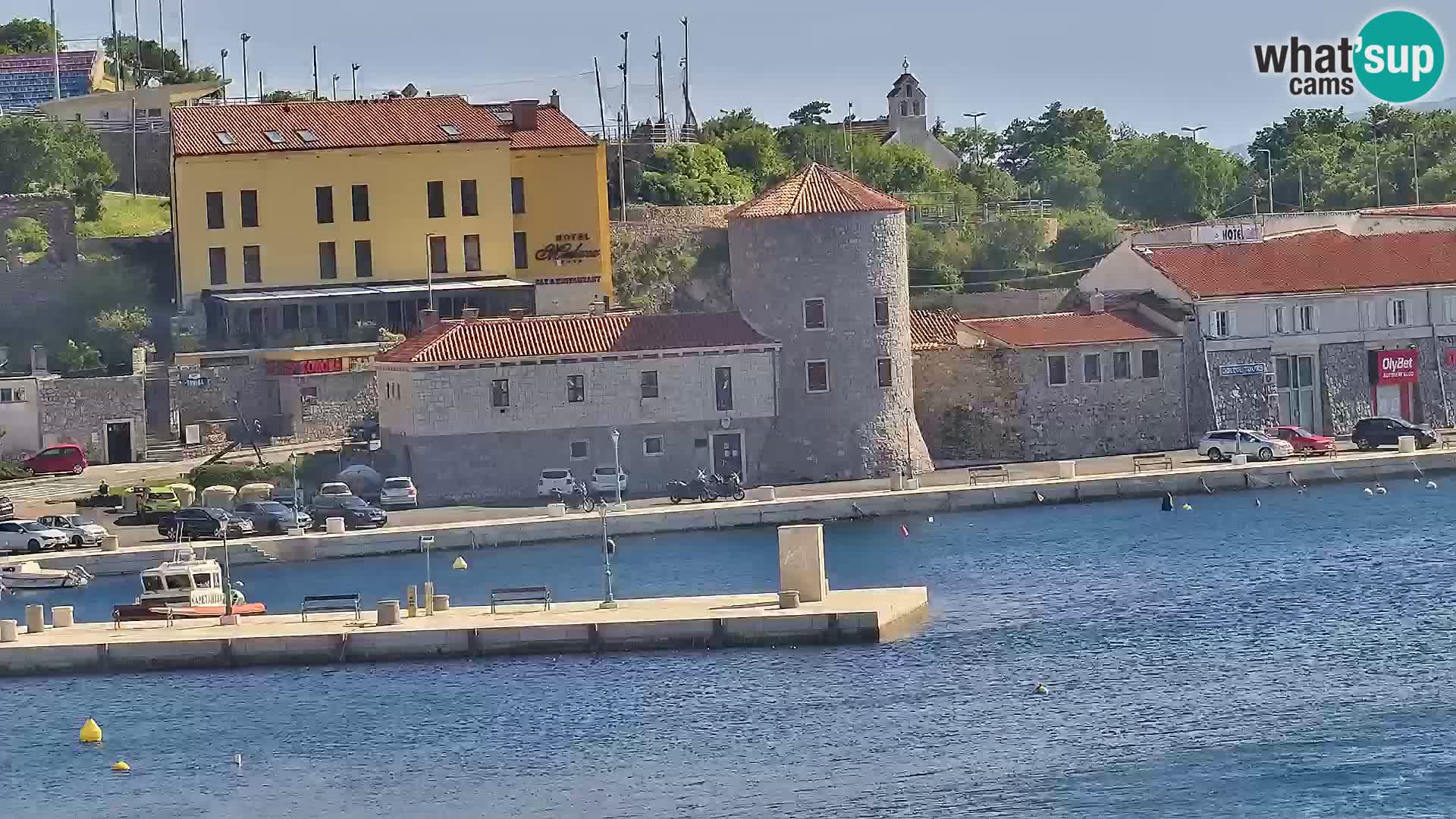 Senj camera en vivo – Vista panorámica de Senj riva