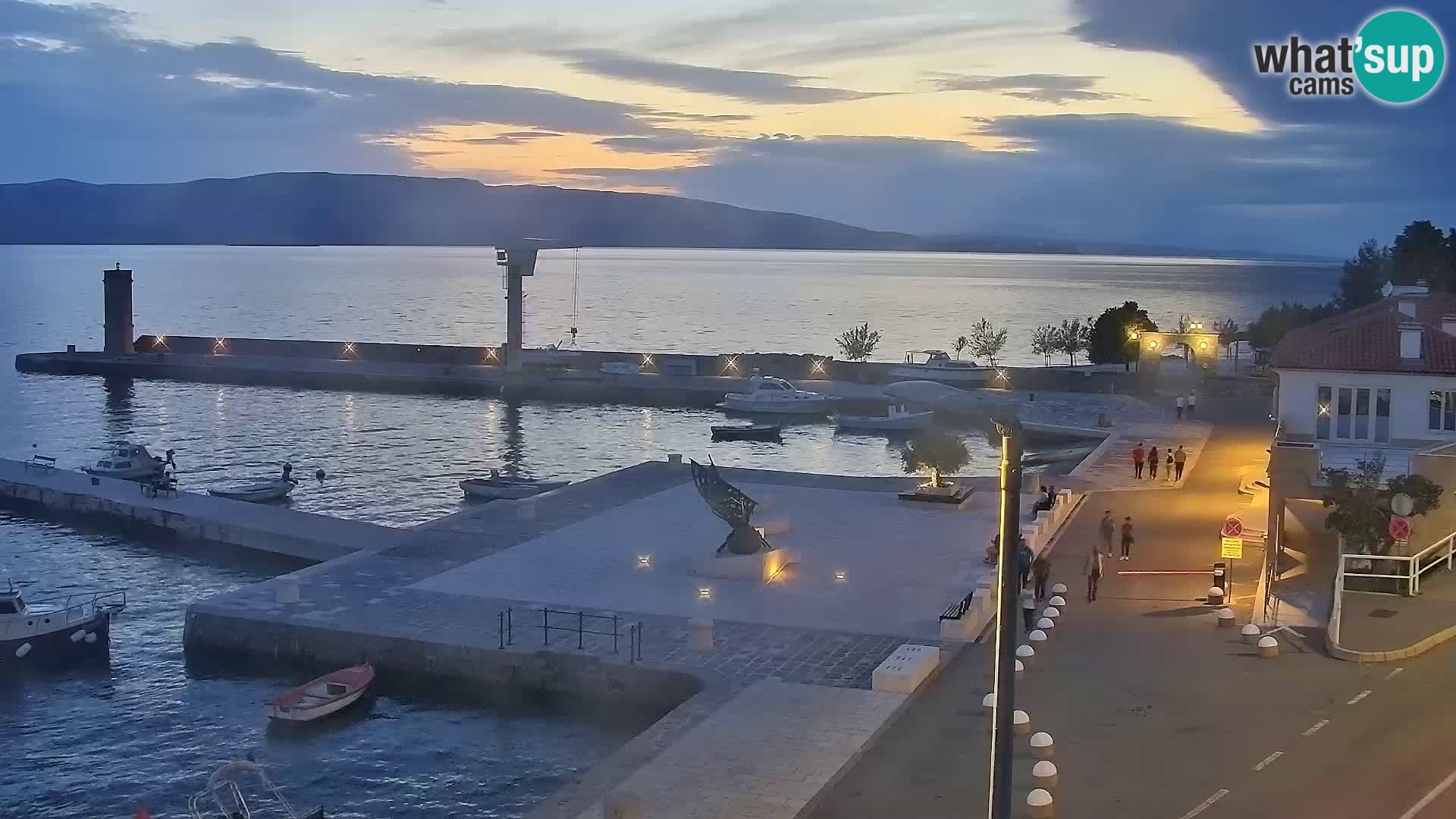 Senj Spletna kamera – pogled na obalo Senja
