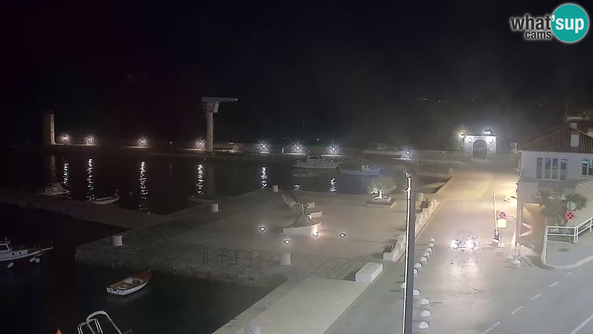 Senj camera en vivo – Vista panorámica de Senj riva