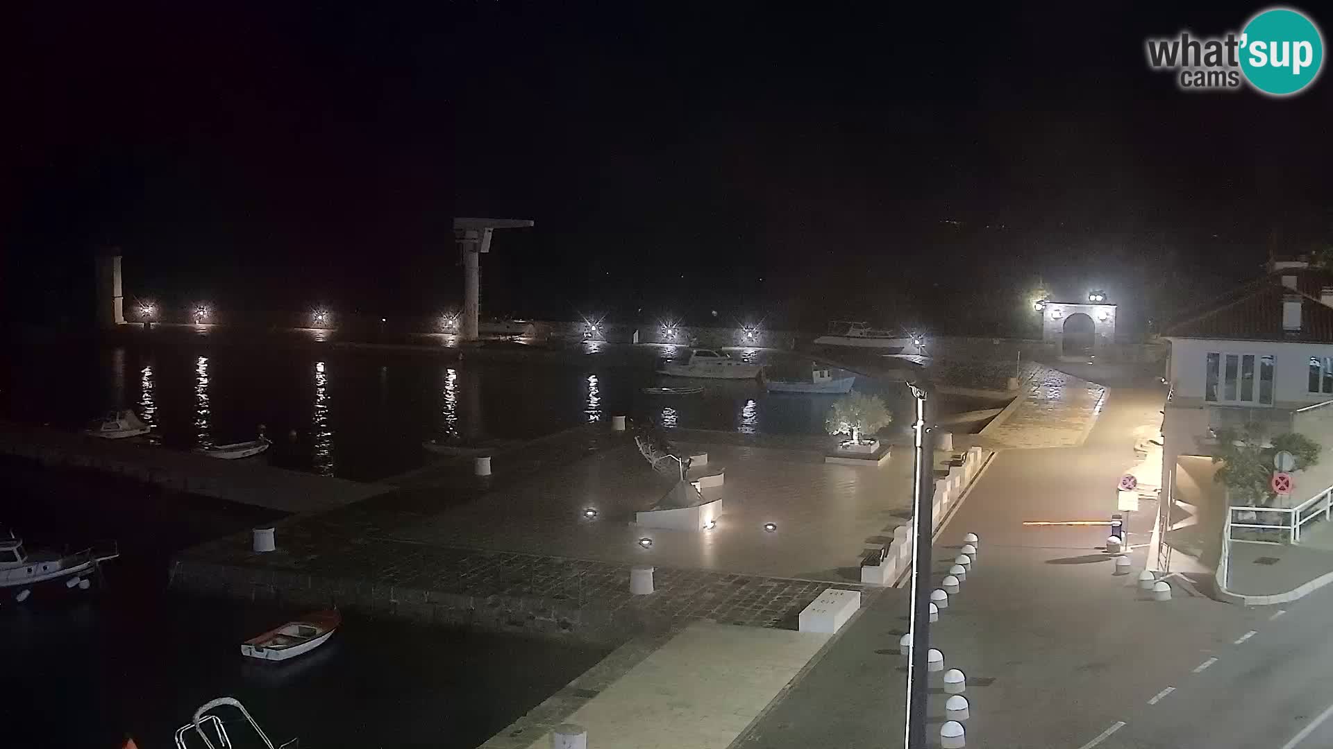 Senj Spletna kamera – pogled na obalo Senja