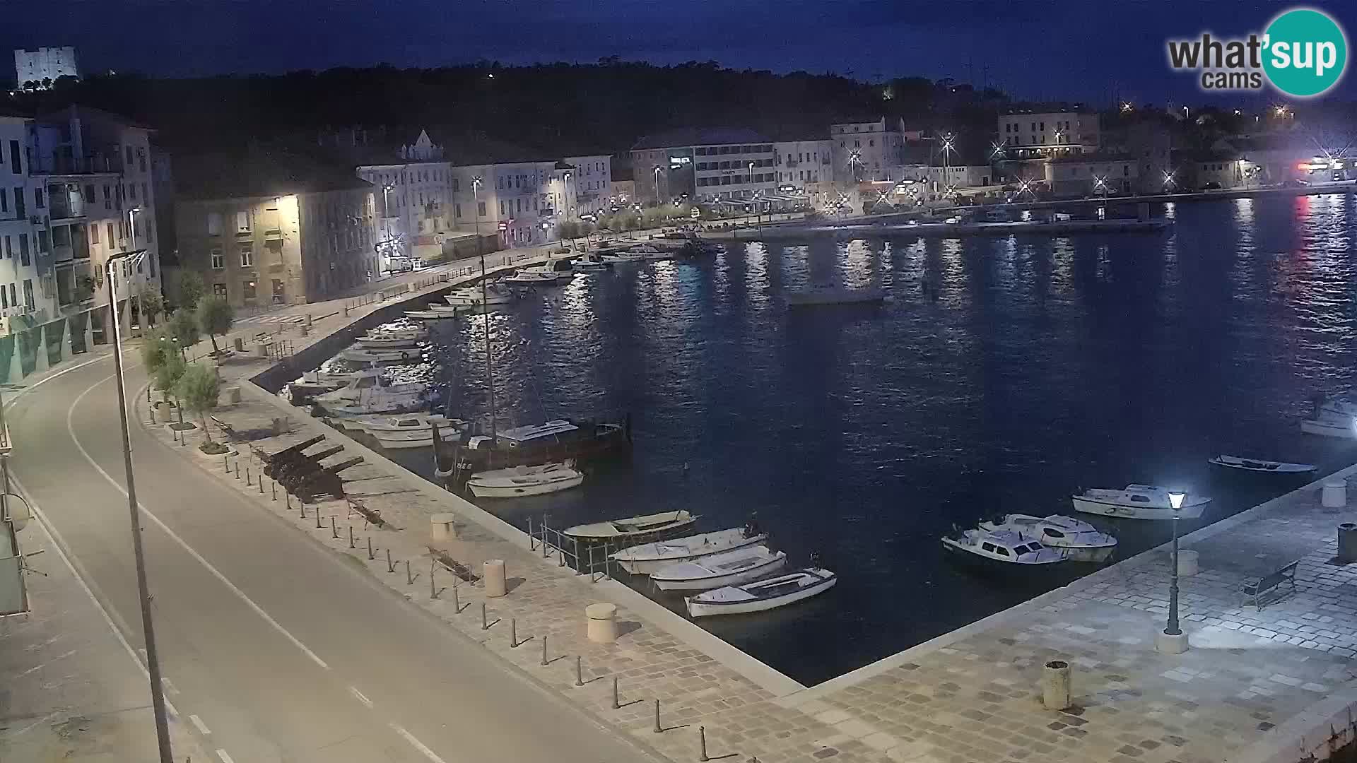 Senj Spletna kamera – pogled na obalo Senja