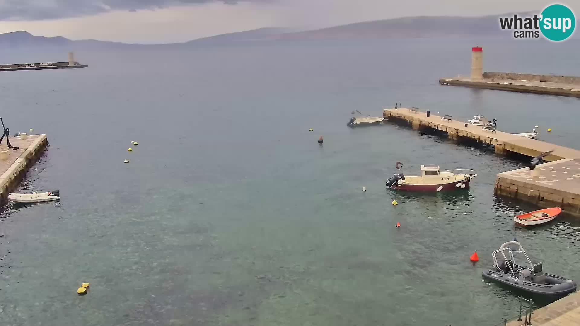 Senj camera en vivo – Vista panorámica de Senj riva