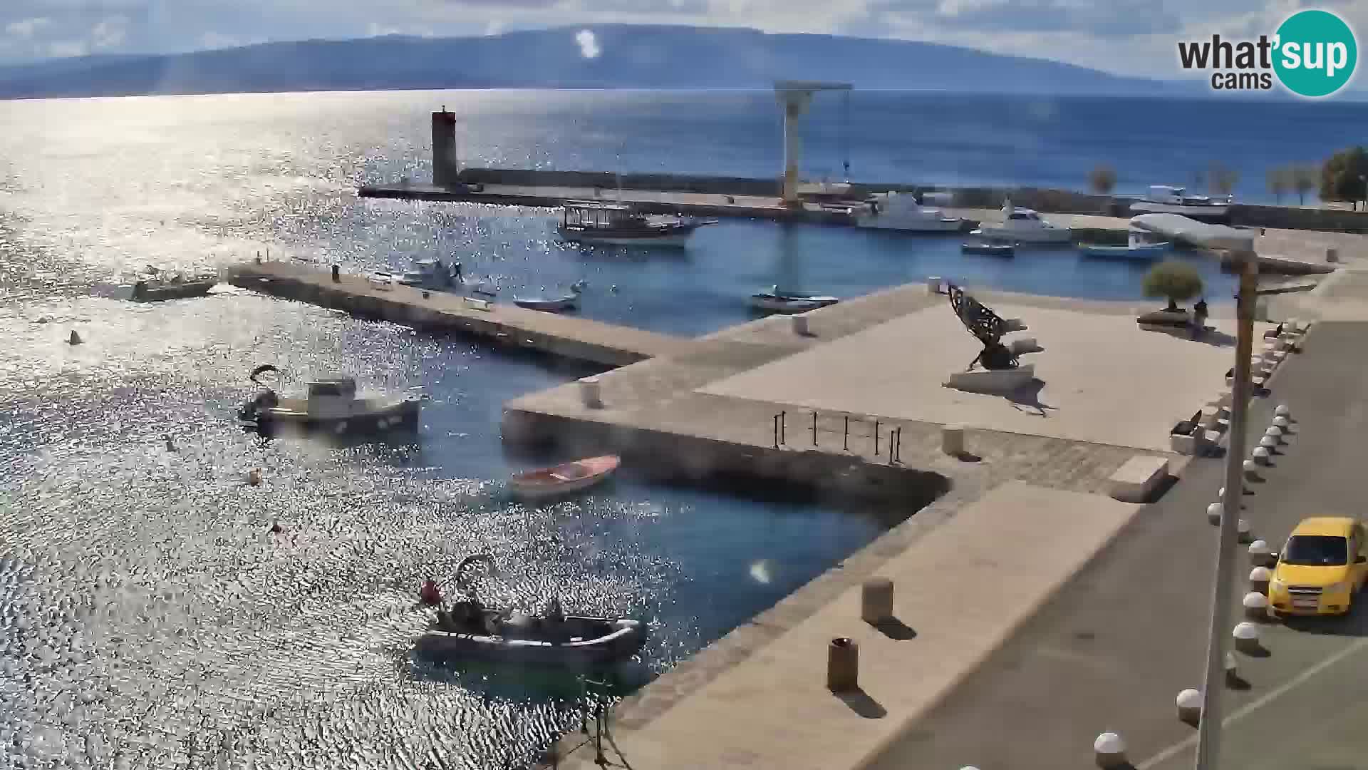 Senj Spletna kamera – pogled na obalo Senja