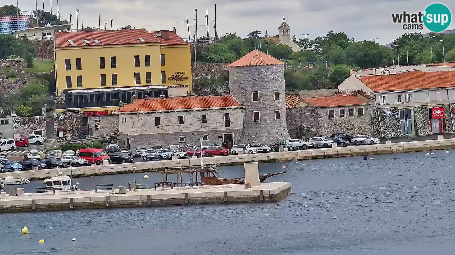 Webcam Segna – Panorama dell’lungomare di Senj