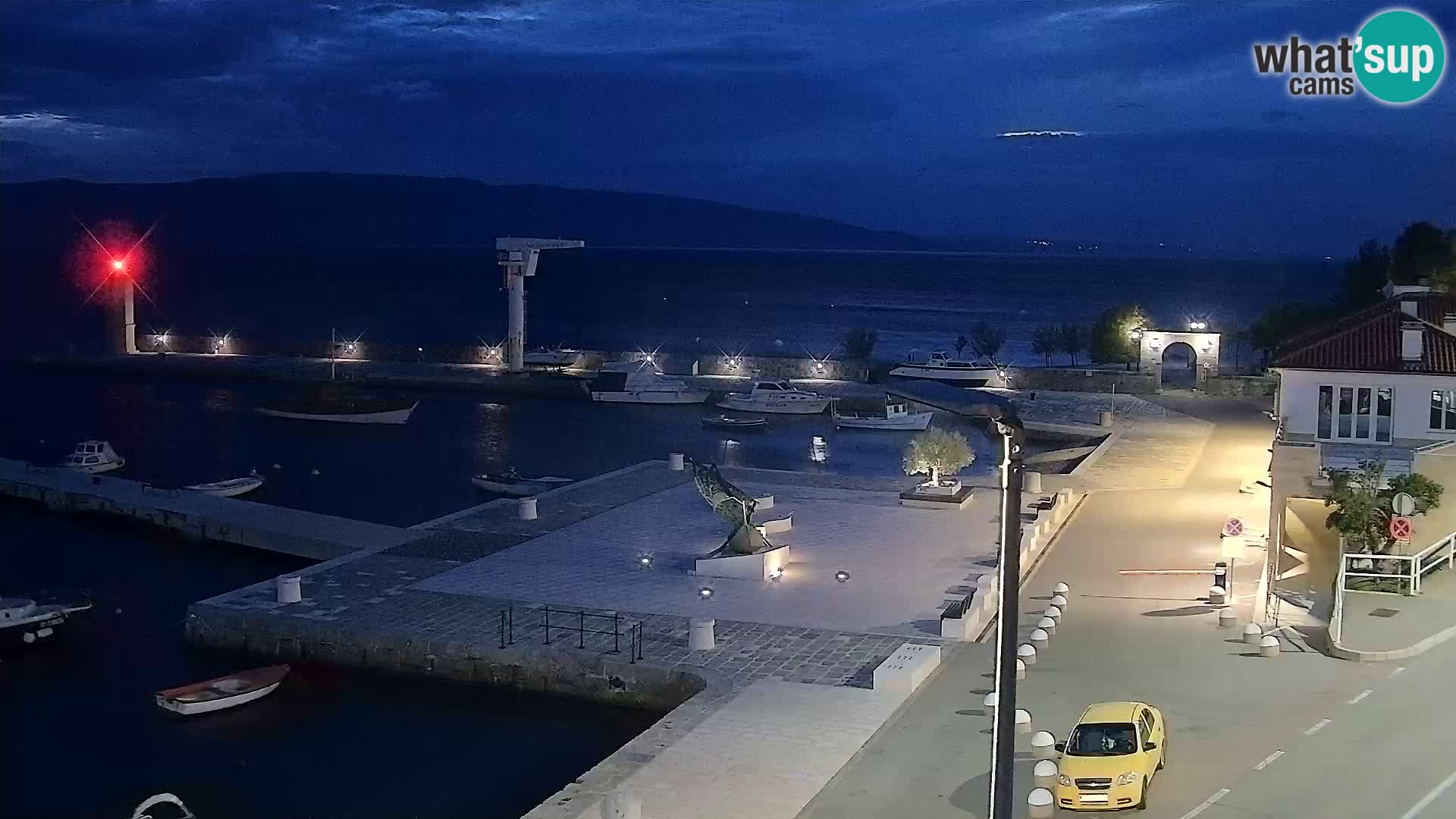 Webcam Segna – Panorama dell’lungomare di Senj